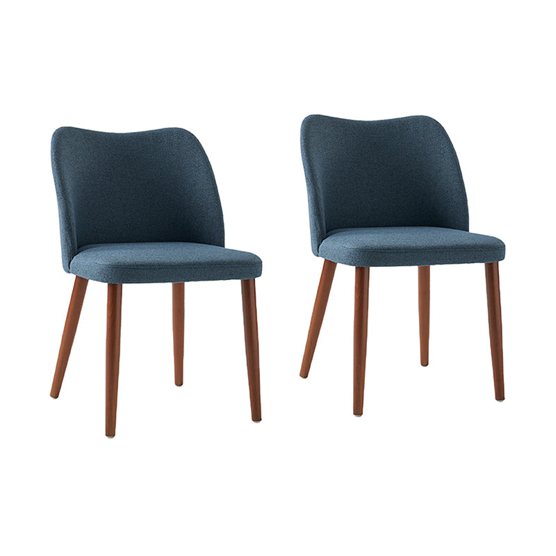 Mid Century Modern Upholstered Dining Chairs - Diana Collection | Stylish Upholstered Side Chairs for Kitchen, Dining Room & Office | Comfortable & Elegant Seating Solution
