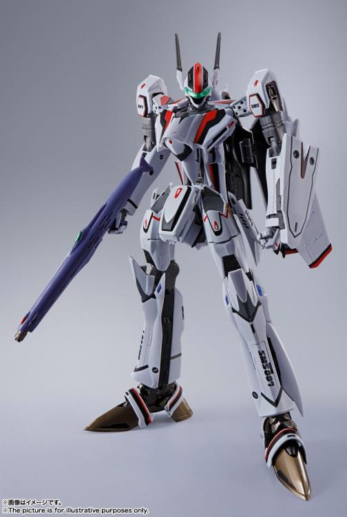 Bandai DX Chogokin Macross Frontier VF-25F Super Messiah Valkyrie Alto Saotome Ver. - Premium Collectible Anime Mecha Action Figure for Display & Gifting - Perfect for Anime Fans & Model Collectors