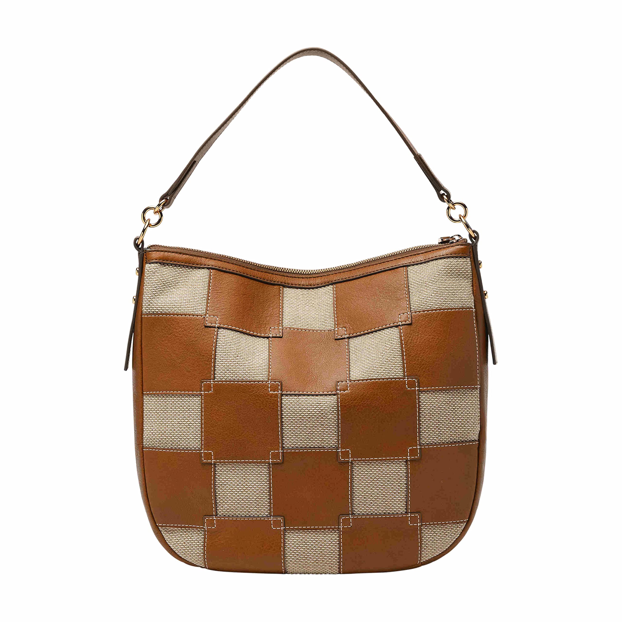Fossil Jolie Hobo Handbag for Women - Stylish Leather Shoulder Bag with Adjustable Strap, Perfect for Work, Travel & Everyday Use