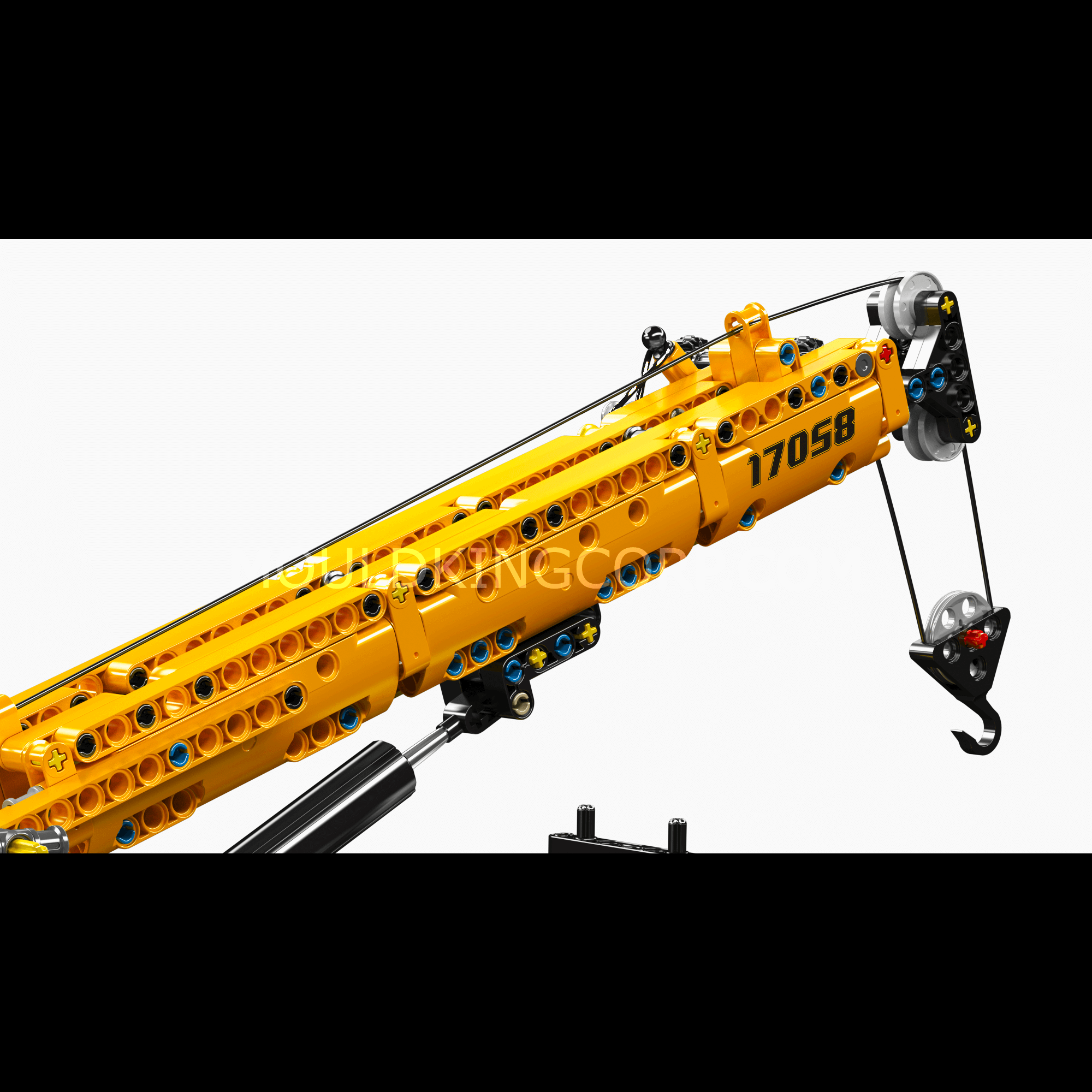 Mould King 17058 Mobile Crane Model Building Set - 997 Pcs STEM Construction Toy for Adults & Kids - Perfect for Engineering Enthusiasts & DIY Projects