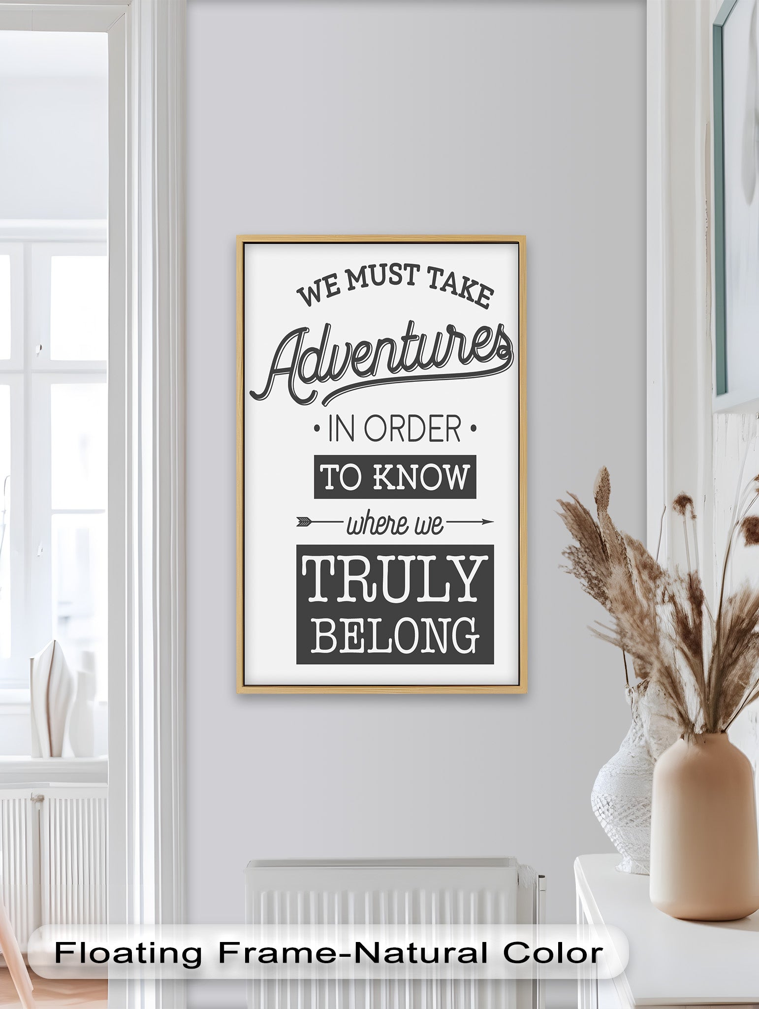 Adventurous Spirit Framed Oil Painting - Handmade Canvas Art for Living Room, Bedroom & Office Decor | Wall Art Gift for Home & Interior Design