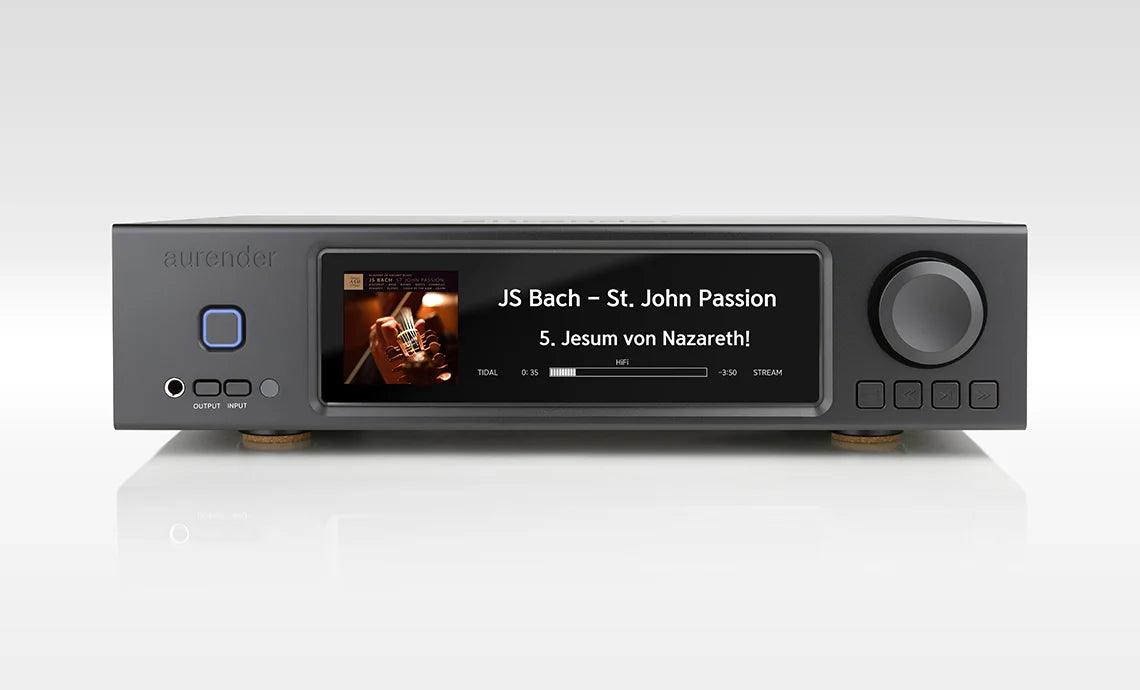Aurender A20 High-End Music Server & Streamer with Preamplifier, MQA DAC, and Headphone Amp - Perfect for Audiophiles & Home Theater Systems