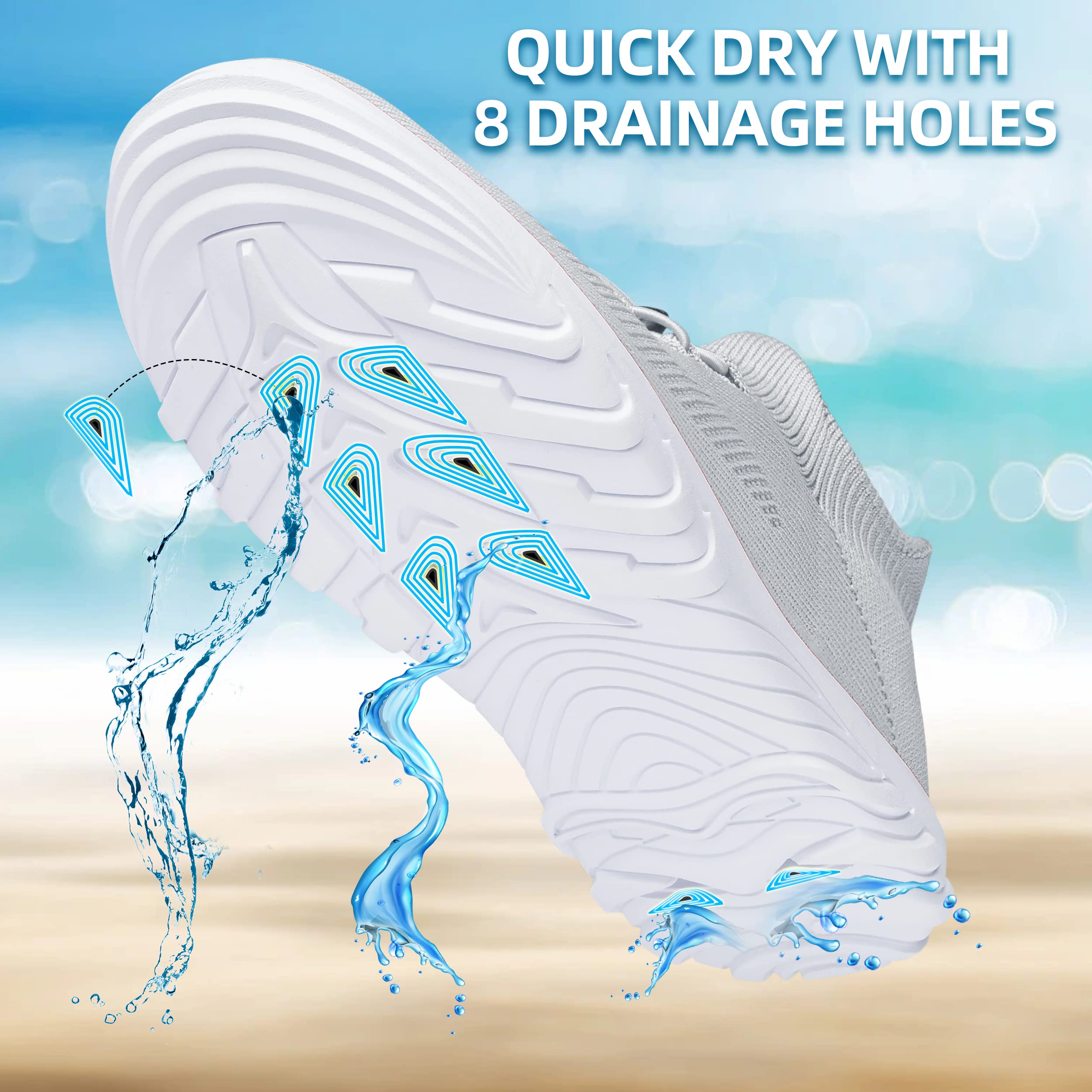 DOUSSPRT Women's Slip-On Walking Shoes - Hypersoft Sock Sneakers for Tennis, Running & Casual Wear | Breathable Mesh Athletic Shoes for Comfort & Support | Perfect for Workouts, Gym, Travel & Daily Activities