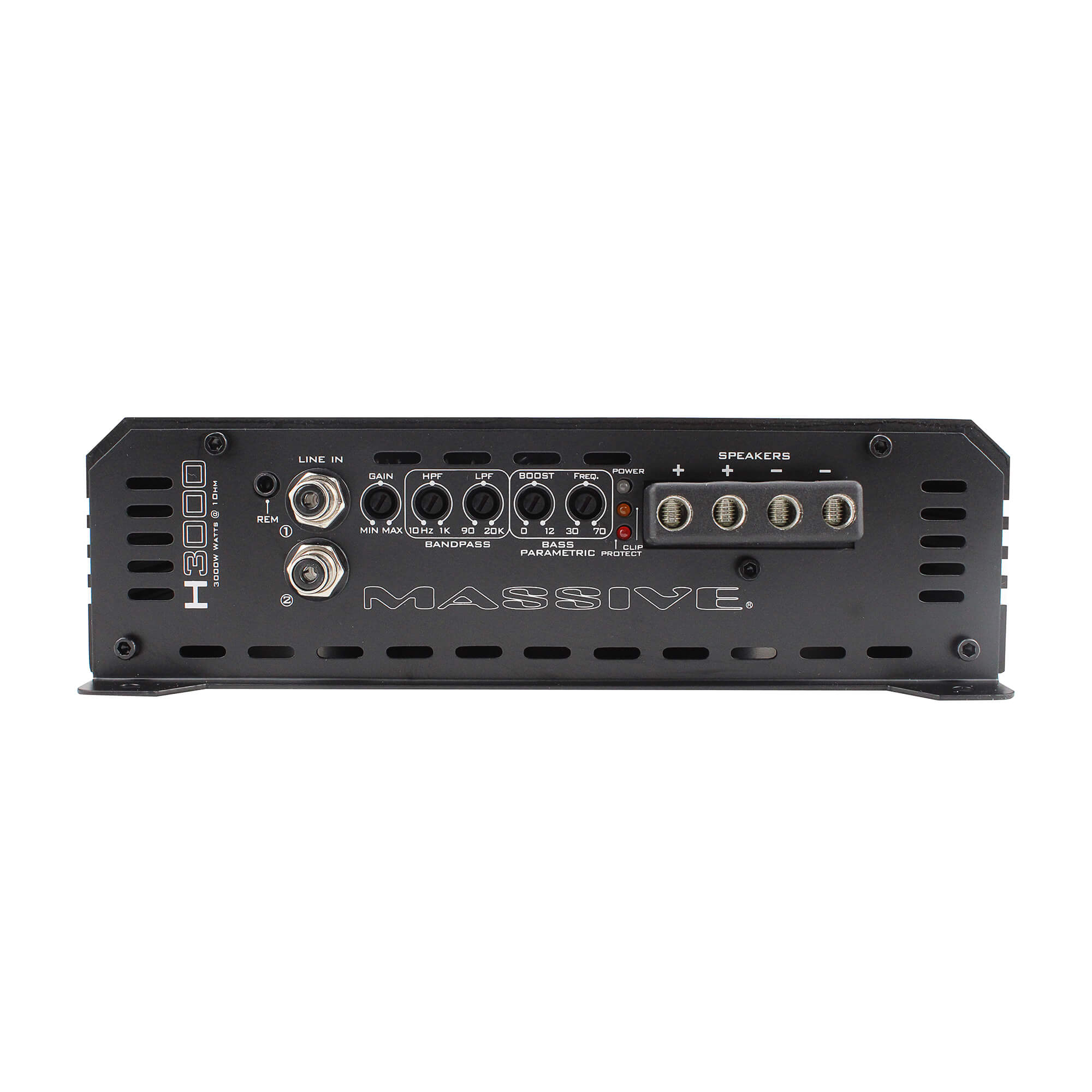H3000 3000W RMS Mono Block Amplifier 1 Ohm - Hippo Series Car Audio Amp with Bass Remote | Perfect for Subwoofers & Car Audio Systems