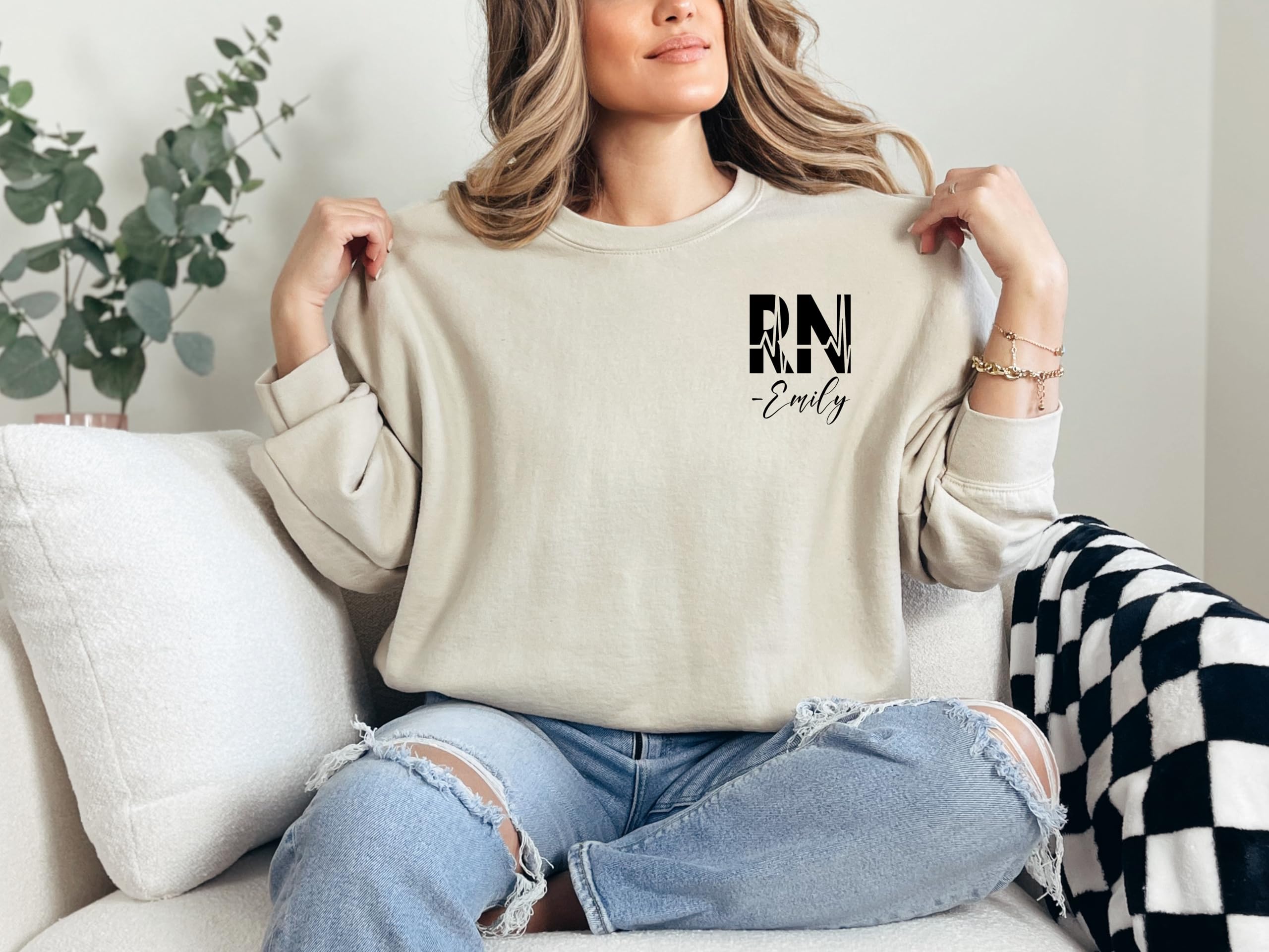 Custom Personalized RN Nurse Shirt - Gift for Registered Nurses, Nursing Students & Women - Perfect for Nurse Week, Graduation & Work - Funny & Inspirational Nursing T-Shirt
