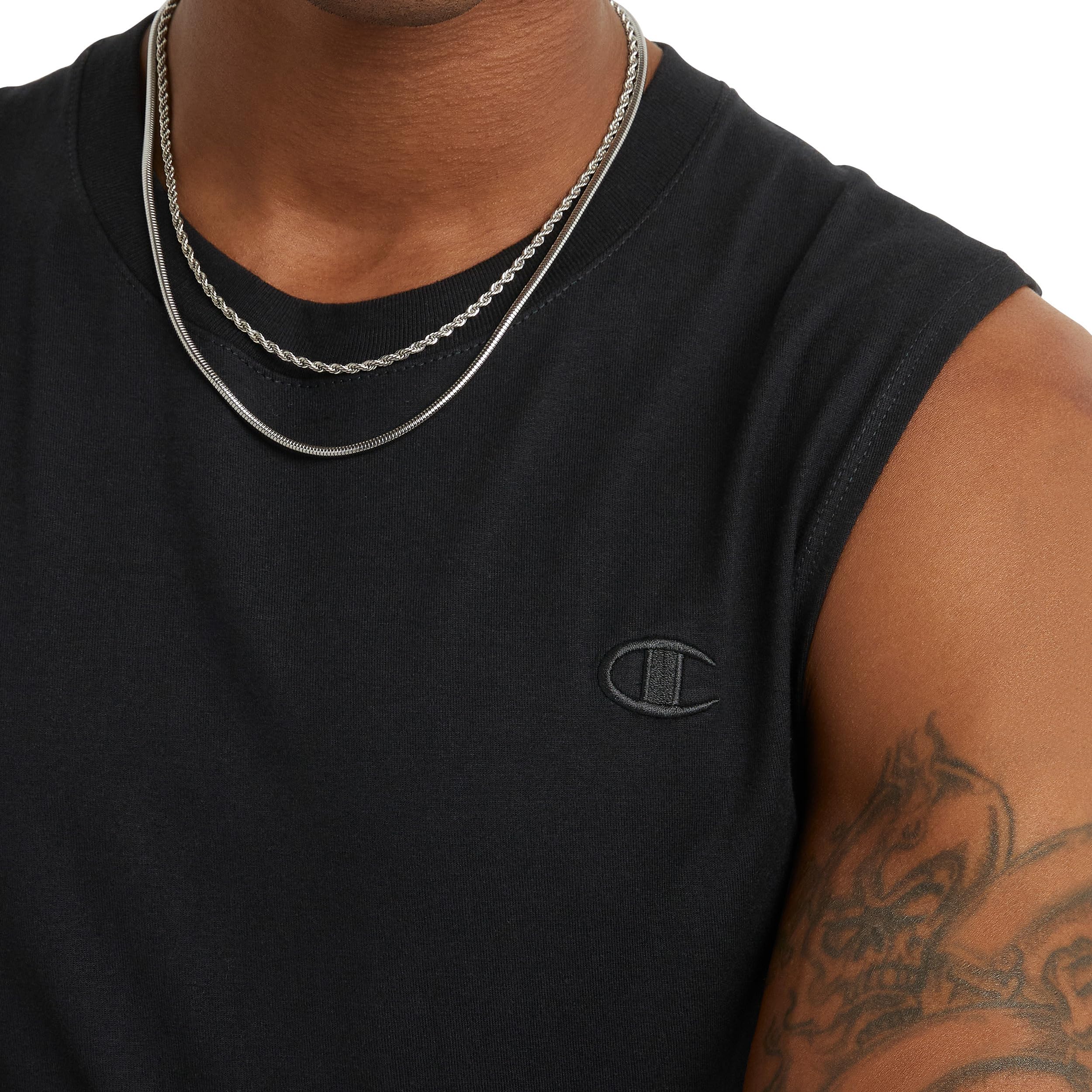 Champion Men's Big and Tall Sleeveless Tank Top - Comfortable Athletic Shirts for Gym, Workout & Casual Wear