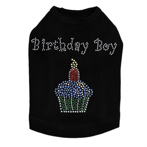 Birthday Boy Rhinestone Tank Top for Men - Sparkling Party Outfit in Multiple Colors - Perfect for Birthday Celebrations, Bachelorette Parties & Festive Events
