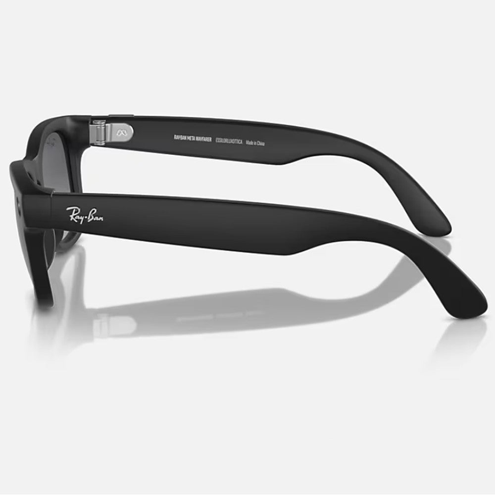 Ray Ban Meta Smart Glasses - Wayfarer Style Matte Black Frame with Polarized Graphite Lenses for Men & Women | Hands-Free Calls, Music & Photos | Perfect for Outdoor Activities, Travel & Tech Enthusiasts