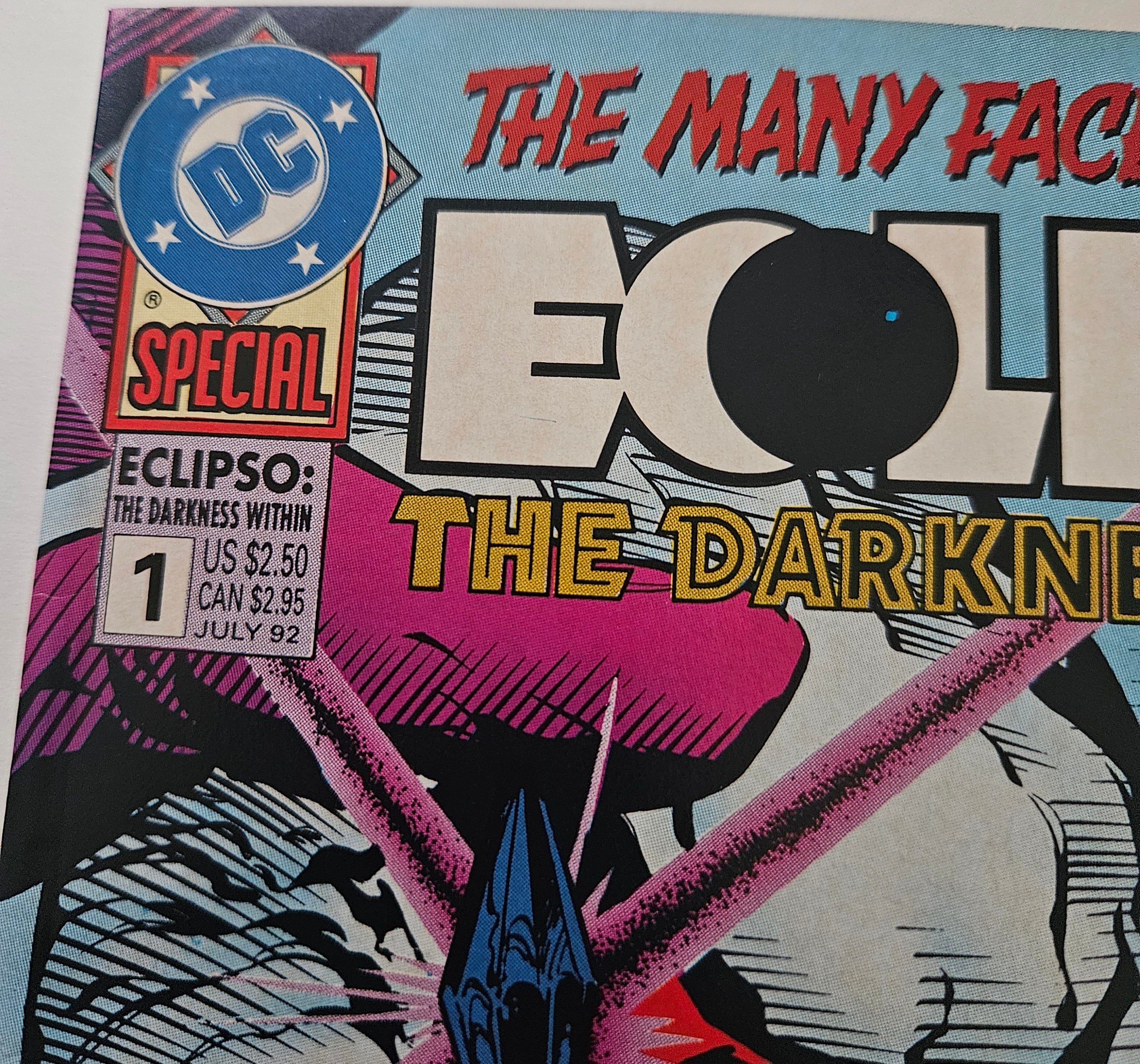 Eclipso #1: Eclipso: The Darkness Within | DC Comics | 1992 Vintage Comic Book | Superhero Collectibles for DC Fans & Comic Book Enthusiasts