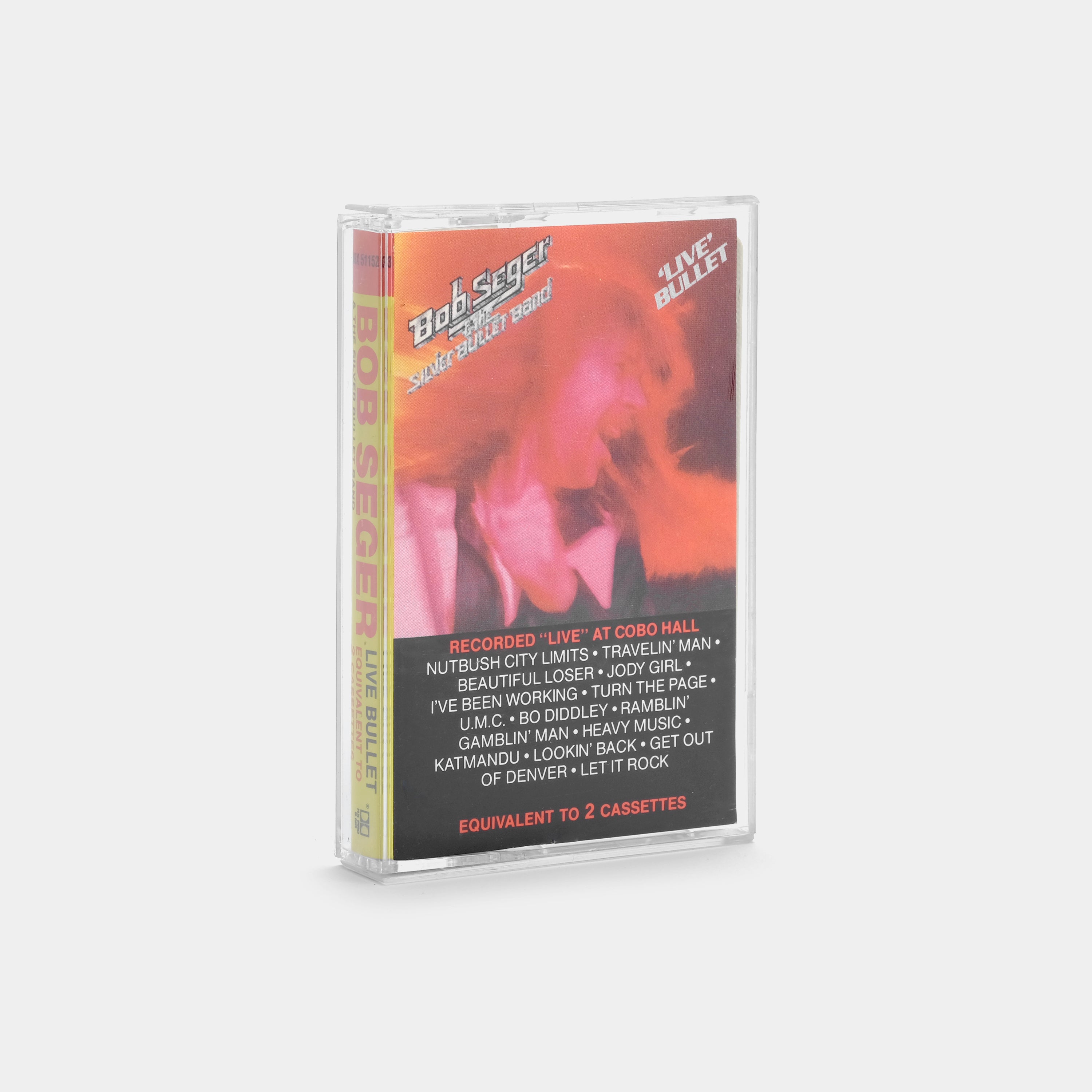 Bob Seger & The Silver Bullet Band - Live Bullet Cassette Tape | Classic Rock Music Album | Perfect for Car Rides, Workouts & Vintage Music Collectors