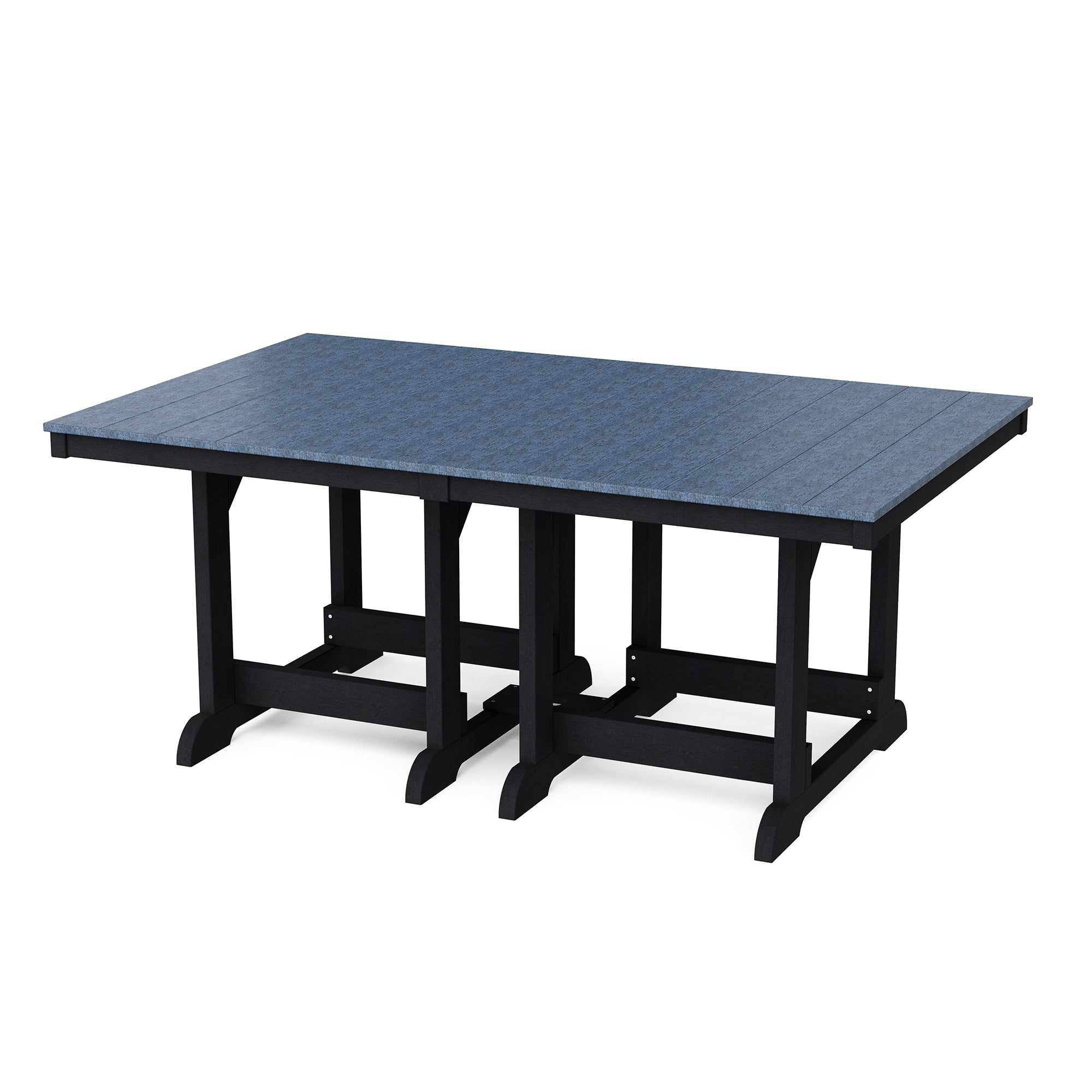 Heritage 44x72 Inch Solid Wood Dining Table - Rustic Farmhouse Style for Kitchen, Dining Room & Outdoor Entertaining
