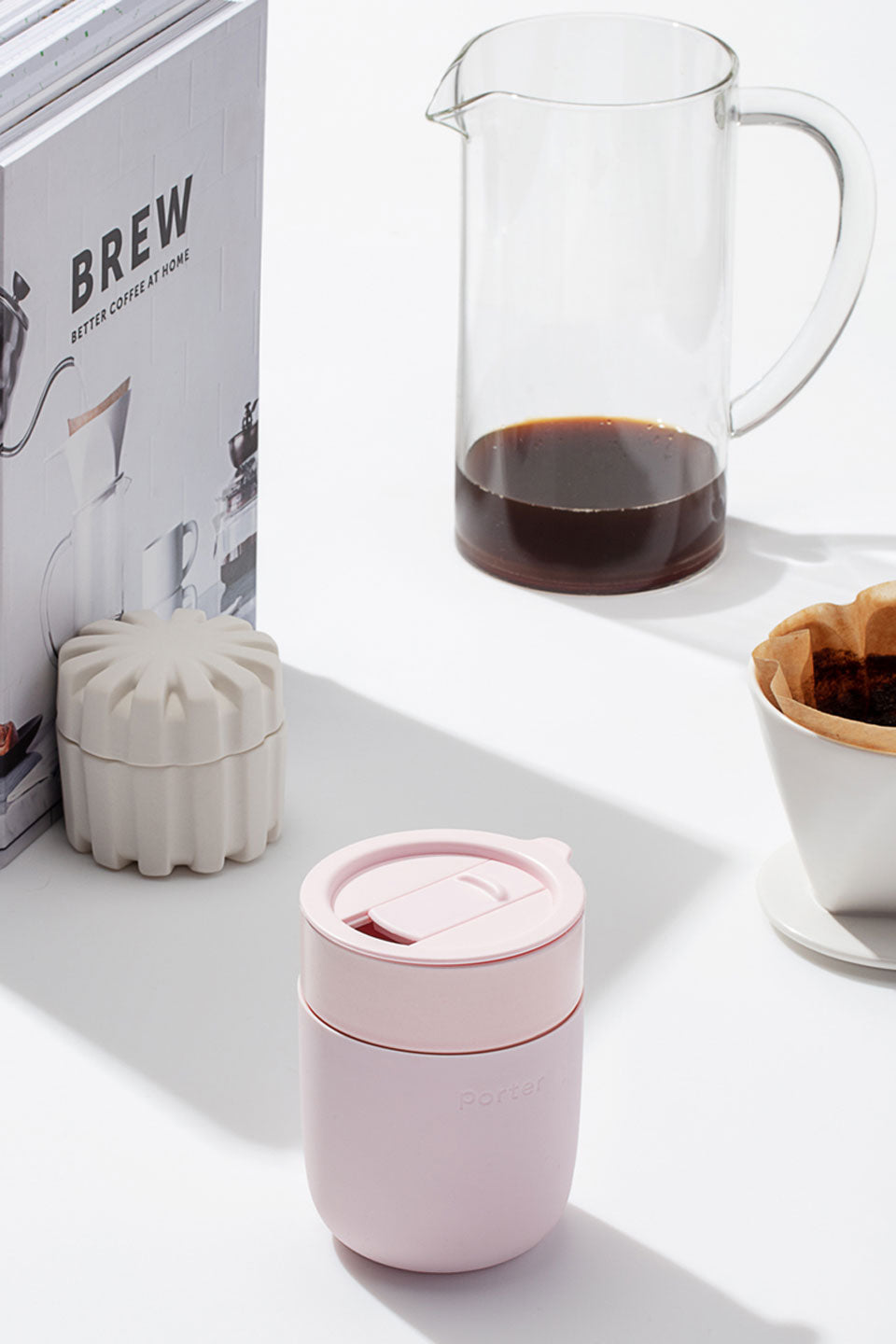 Blush Pink Ceramic Coffee Mug 12oz - Elegant & Durable for Hot & Cold Drinks - Perfect for Home, Office, or Gift Giving