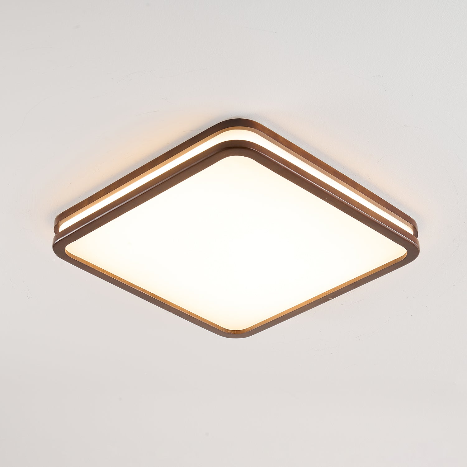 Cirro Modern Ceiling Light Fixture - Energy Efficient LED Flush Mount Light for Living Room, Bedroom, Kitchen - Dimmable Bright White Lighting for Home & Office Decor