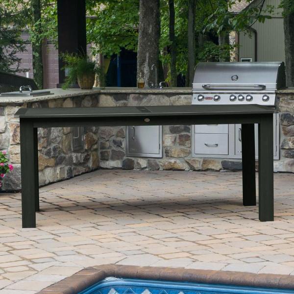 Outdoor Rectangular Counter Height Dining Table - Weather-Resistant Patio Furniture for Backyard, Deck, and Garden Dining - Perfect for Entertaining Guests