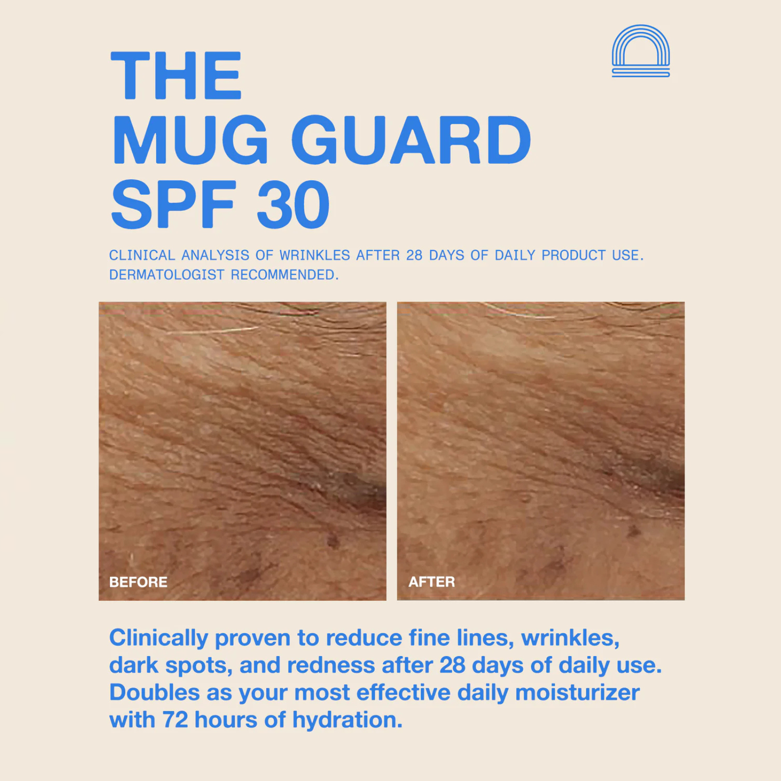 Dune Suncare The Mug Guard SPF 30 Sunscreen 2.4 FL OZ - Fragrance Free, Broad Spectrum UVA/UVB Protection - Perfect for Outdoor Activities, Beach & Travel