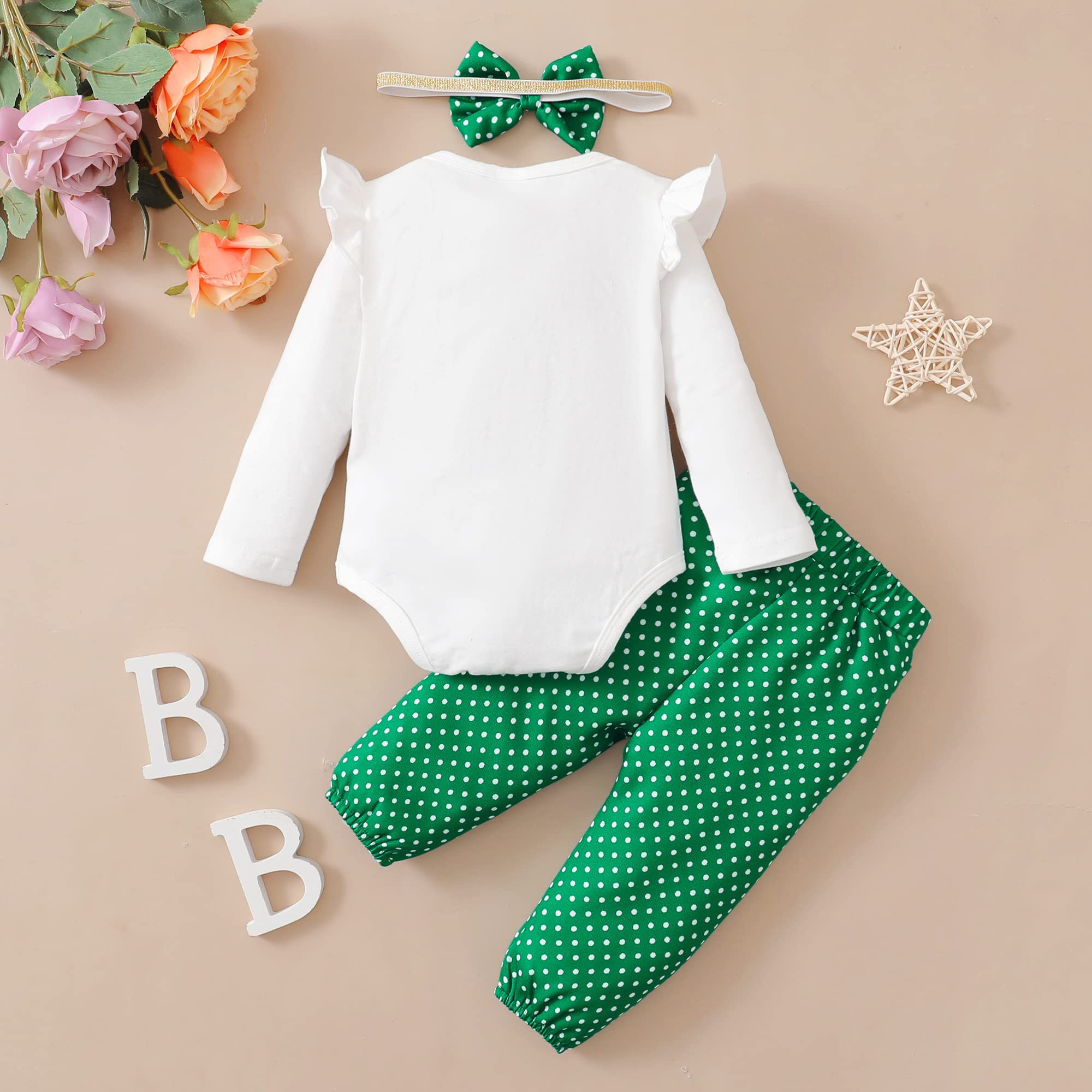 Adorable Newborn Baby Girl Clothes Set - Long Sleeve Romper & Pants Outfit for Fall & Winter | Perfect for Photoshoots, Family Gatherings & Daily Wear