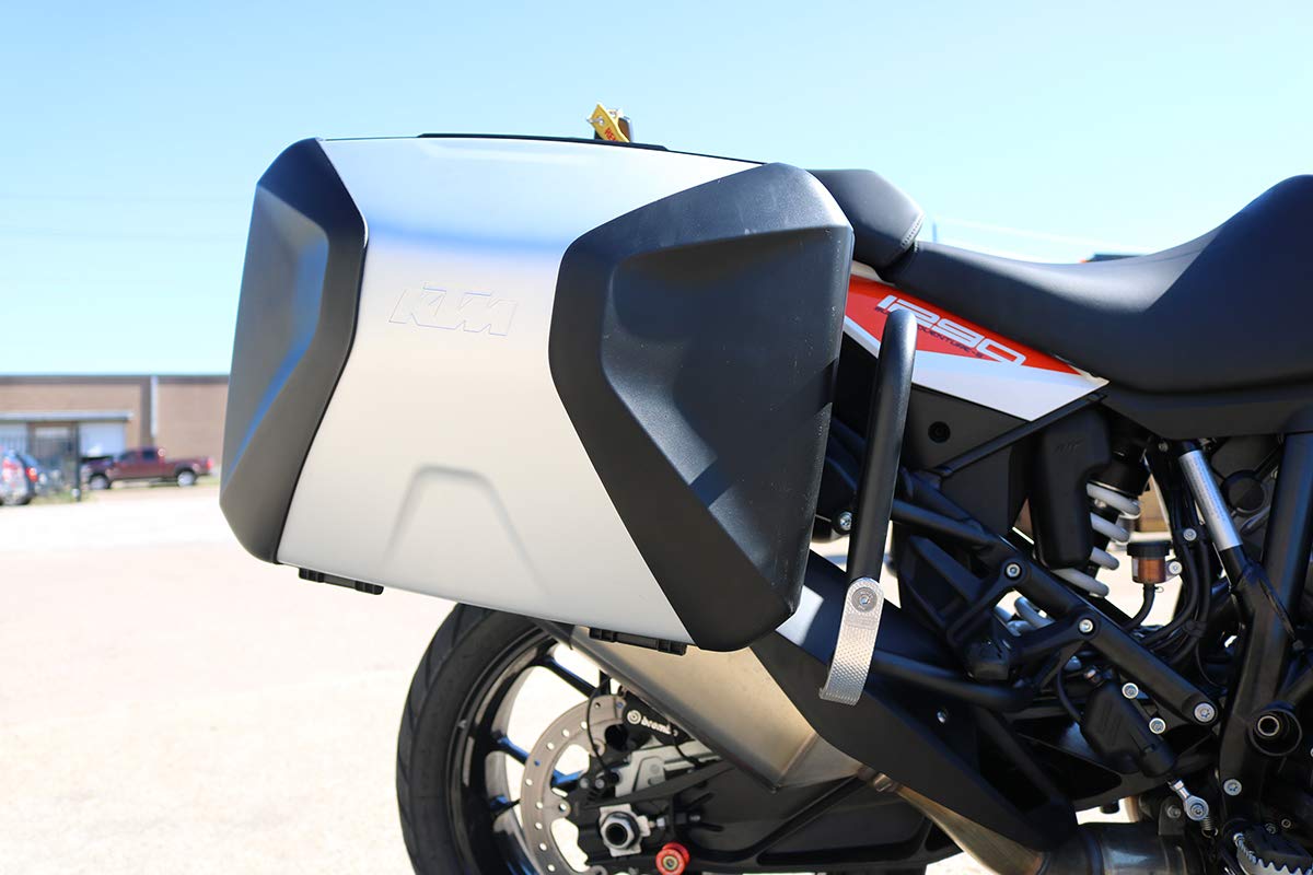 T-Rex Racing Motorcycle Luggage Guards for KTM 1190 Adventure & 1290 Super Adventure R/S/T - Durable Orange Side Case Protectors | Perfect for Off-Road Touring & Adventure Riding
