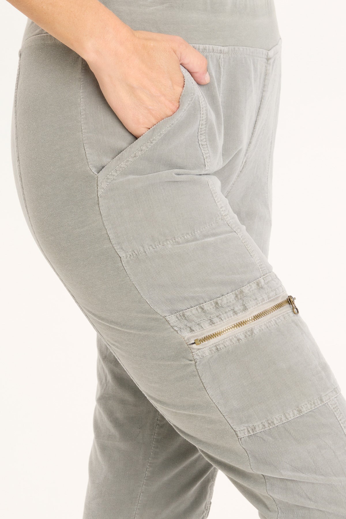 Cord Malanda Pants for Women - Stretchy High Waist Leggings, Comfortable Yoga Pants with Pockets - Perfect for Workout, Running, Yoga & Casual Wear