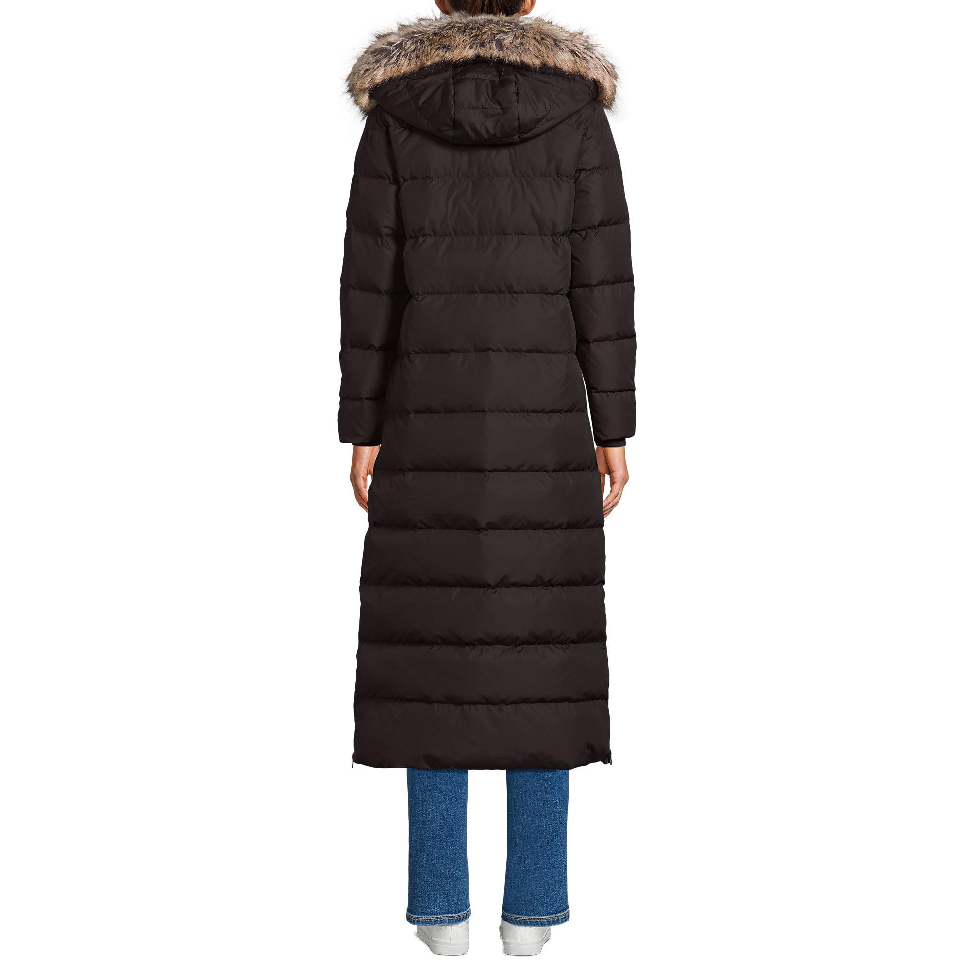 Lands' End Women's Max 600 Down Long Maxi Coat - Ultra Warm Winter Parka for Extreme Cold Weather | Perfect for Snowy Days, Commuting & Outdoor Activities