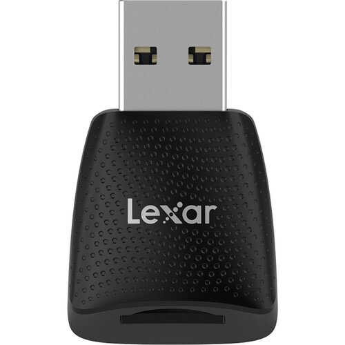 Lexar Micro SD Type A Card Reader 2x2 - High-Speed USB 3.0 Memory Card Adapter for DSLR, GoPro, Drone & Smartphone Photos/Videos Transfer