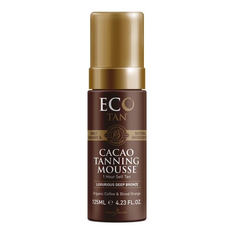 ECO TAN CACO Organic Tanning Mousse - Natural Sunless Self Tanner for a Glowing Bronze Tan | Perfect for Face & Body, Summer Vacation, Beach Days & Special Occasions