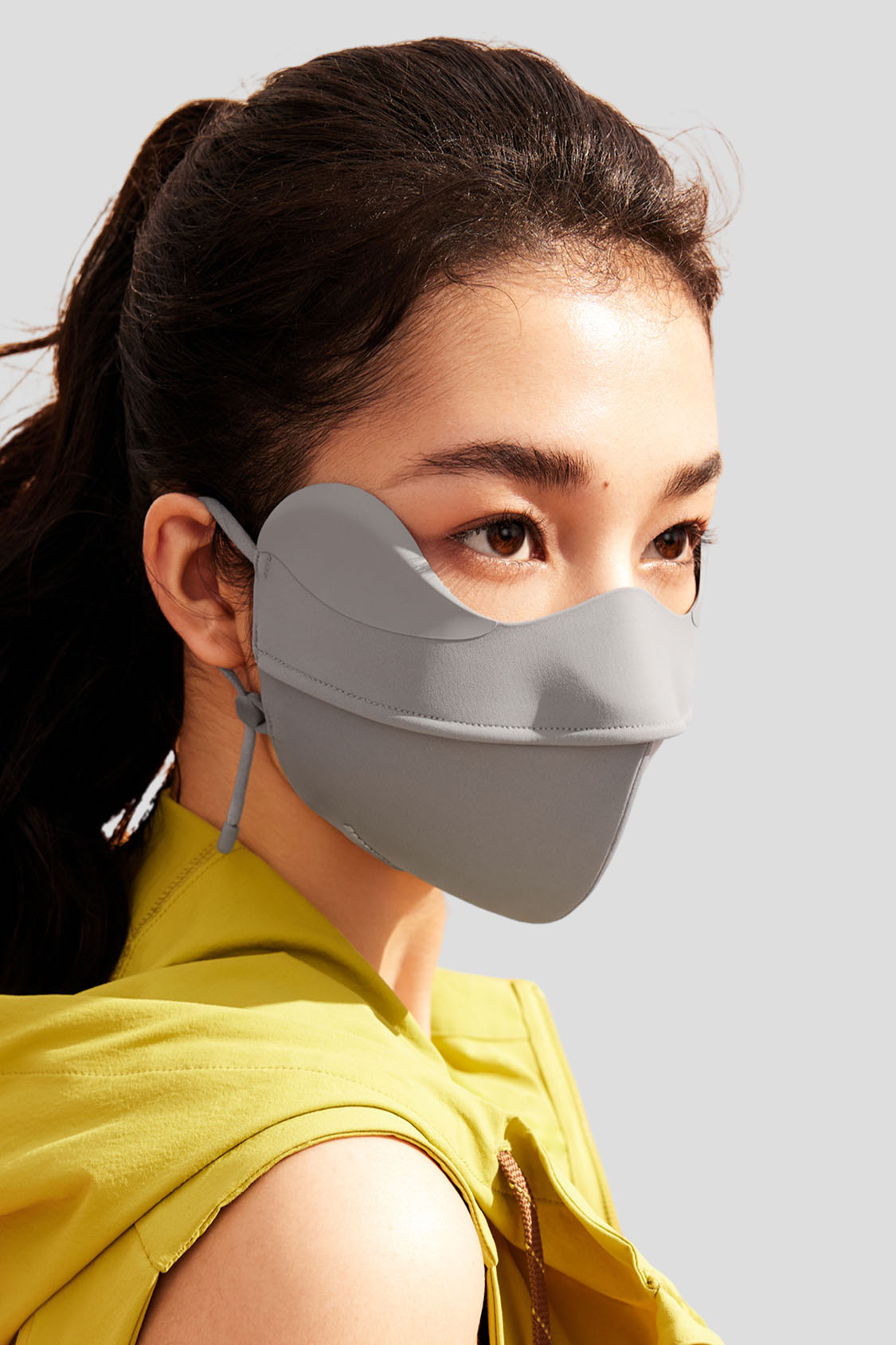 Total Full Coverage Anti Glare Sun Mask UPF1600+ - UV Protection Face Cover for Outdoor Activities, Cycling, Hiking & Running
