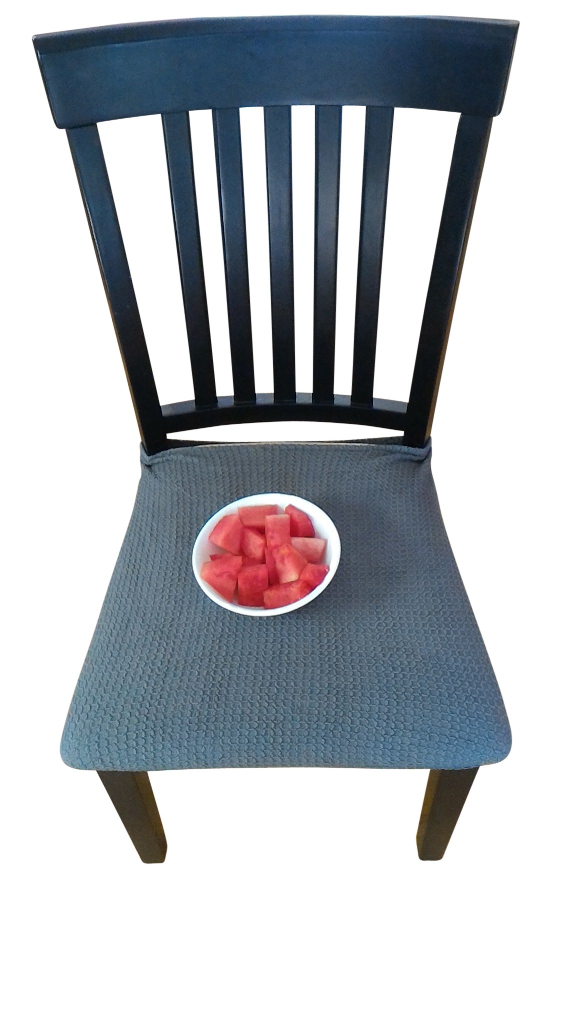 RELIABEST Waterproof Dining Chair Cover Protector - Pack of 2 - Machine Washable, Snug Fit, Removable - Ideal for Pets, Kids, Elderly, Restaurants & Parties - Easy Clean Mess Protection (Grey) - Perfect for Family Dinners, Outdoor Events & Daily Home Use