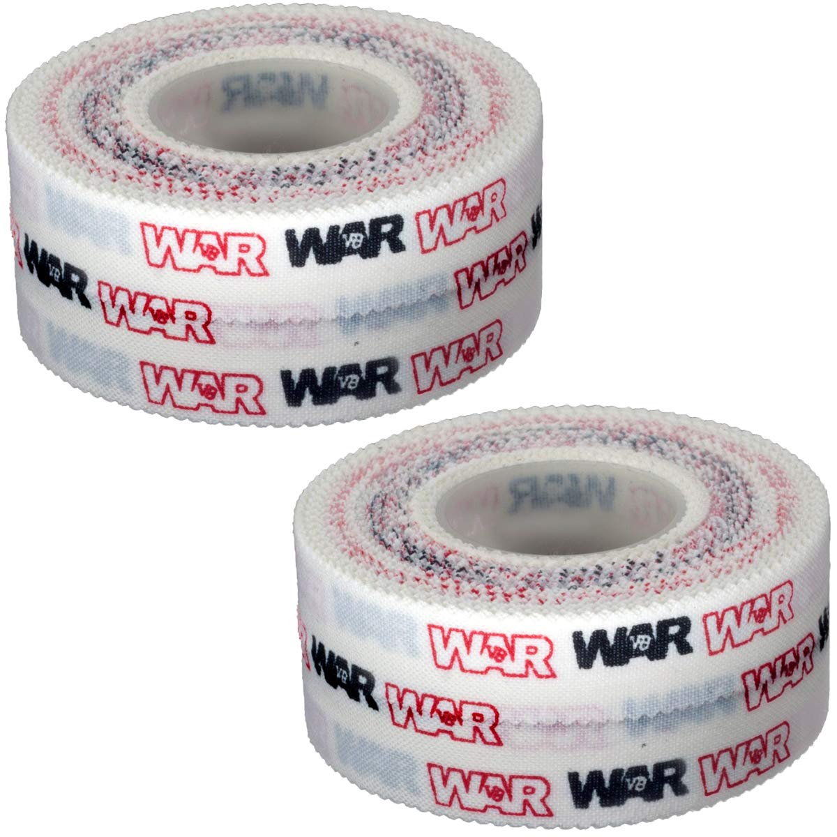 WAR Tape Easy Tear Athletic Sports Tape (2 Rolls) 0.5 Inch | Boxing, BJJ, MMA, Crossfit Hand & Wrist Support | Durable Finger Wrap for Training, Injury Prevention & Recovery
