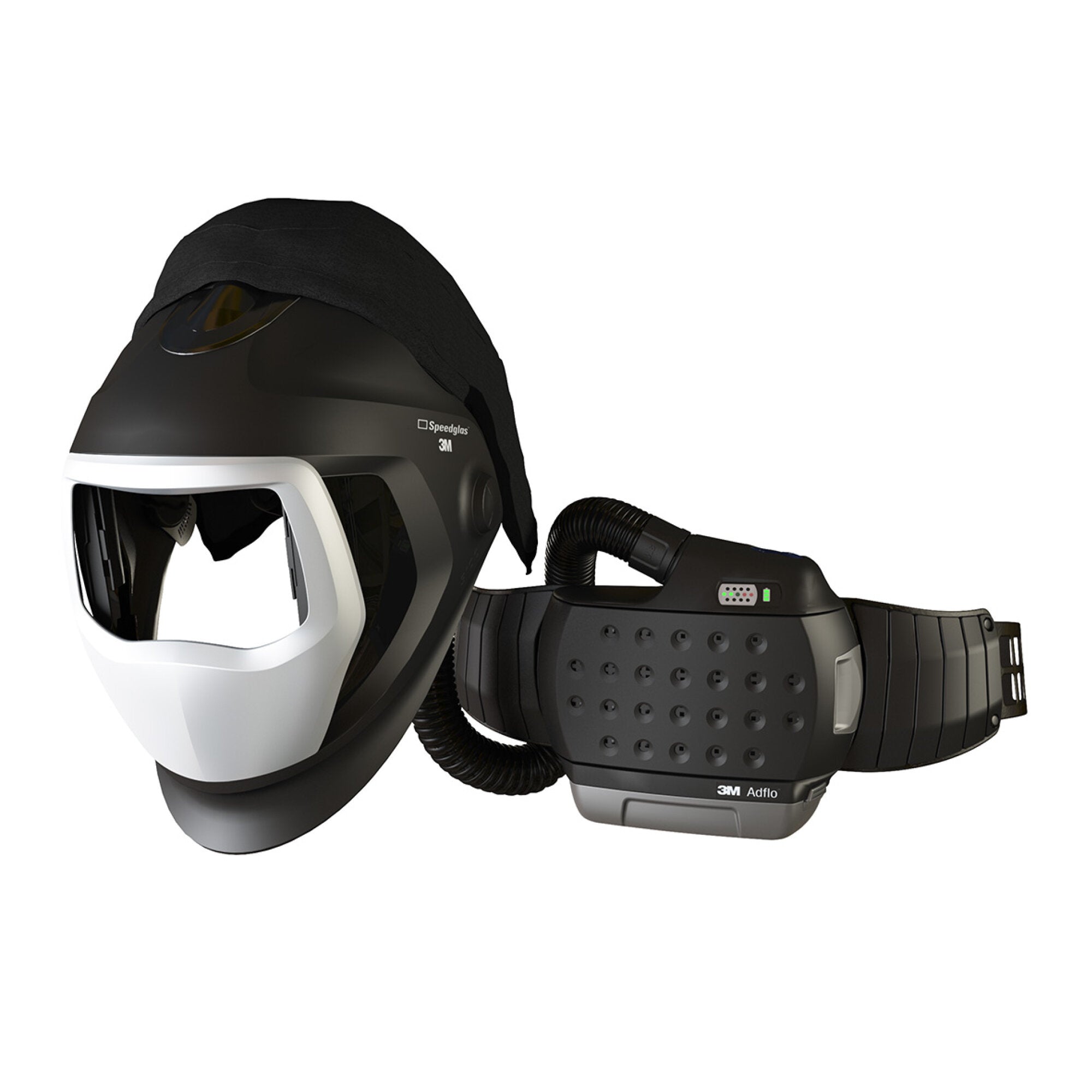 3M Adflo Powered Air Purifying Respirator HE System with 3M Speedglas Welding Helmet - PAPR for Welding, Grinding & Industrial Work Protection