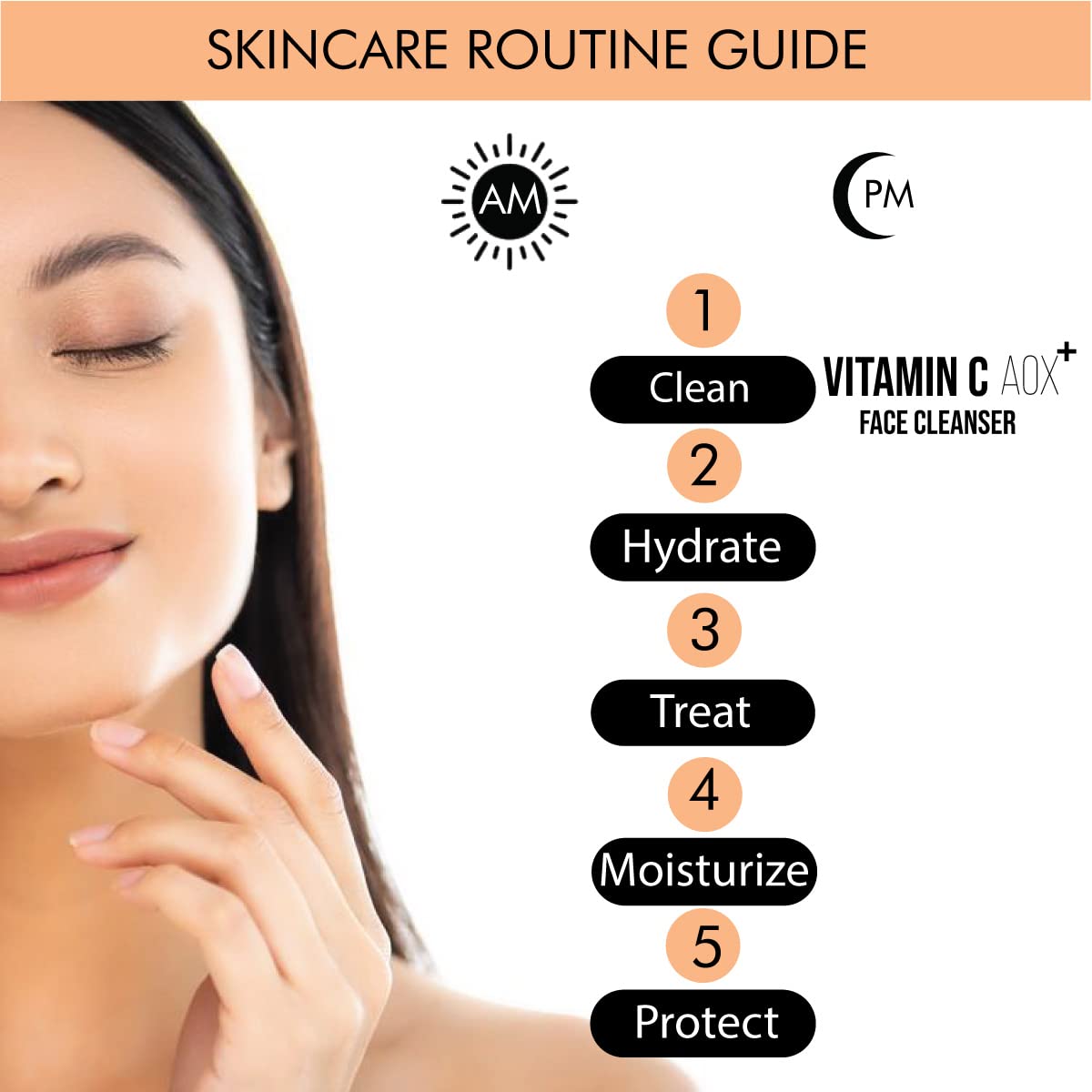 True Therapy Vitamin C Brightening Face Wash for Tan Removal & Hyperpigmentation - Skin Whitening & Glow Boosting Cleanser for Men & Women (100ml) | Perfect for Morning & Night Skincare Routine
