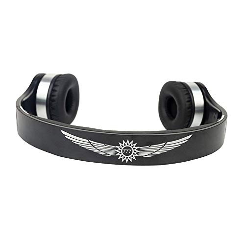 Divine House 777 Premium Bluetooth Wireless Headphones with 24-Hour Battery Life - Noise Cancelling Over-Ear Headphones for Workout, Travel & Gaming (Wireless & Wired Mode)