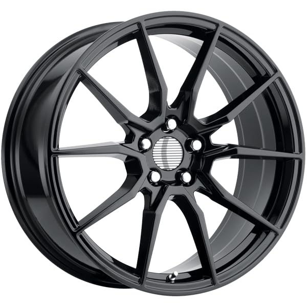 PR193 Gloss Black Wheel 20x9 Inches 5x70mm Bolt Pattern 30mm Offset - Perfect for Trucks, SUVs, and Off-Road Vehicles