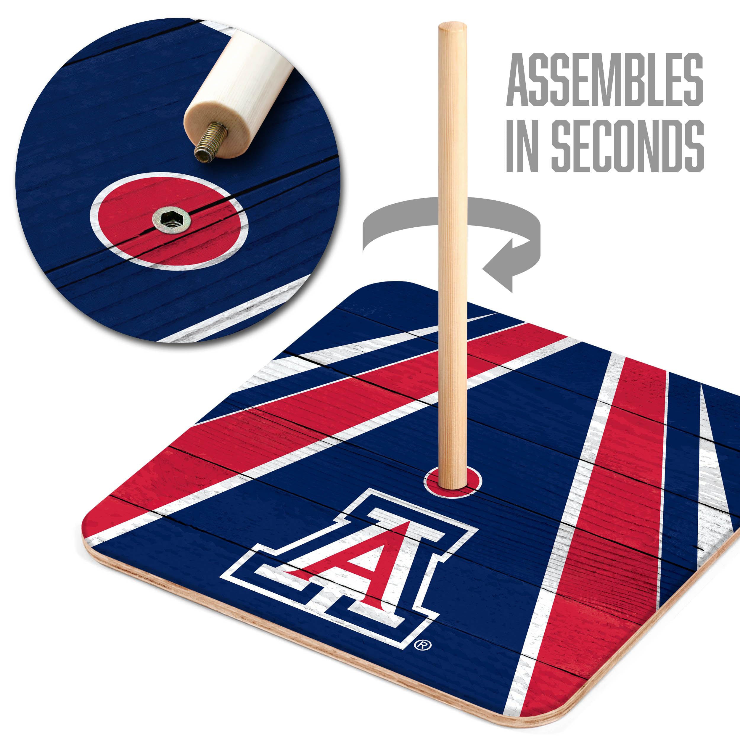 YouTheFan NCAA Arizona Wildcats Horseshoe Bags - Durable Sports Tote for Game Day, Travel & School - Officially Licensed College Team Merchandise
