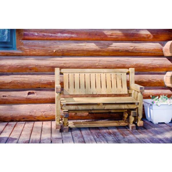 Homestead Collection Glider - Comfortable Patio Rocking Chair for Porch, Garden & Backyard Relaxation | Durable Outdoor Furniture for Adults & Seniors