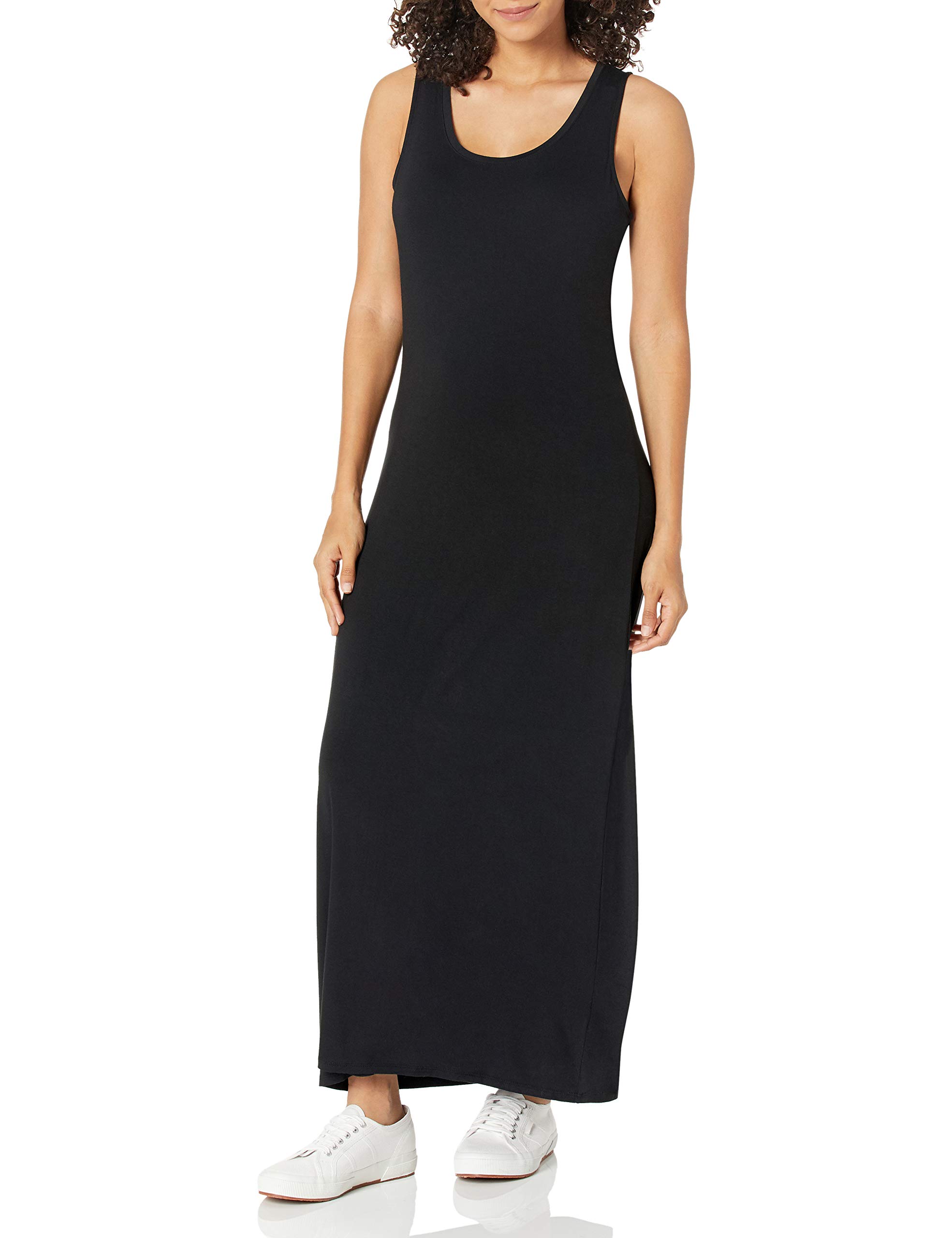 Amazon Essentials Women's Tank Maxi Dress - Flowy Summer Casual Dress with Pockets, Plus Size Options | Perfect for Beach, Vacation & Everyday Wear