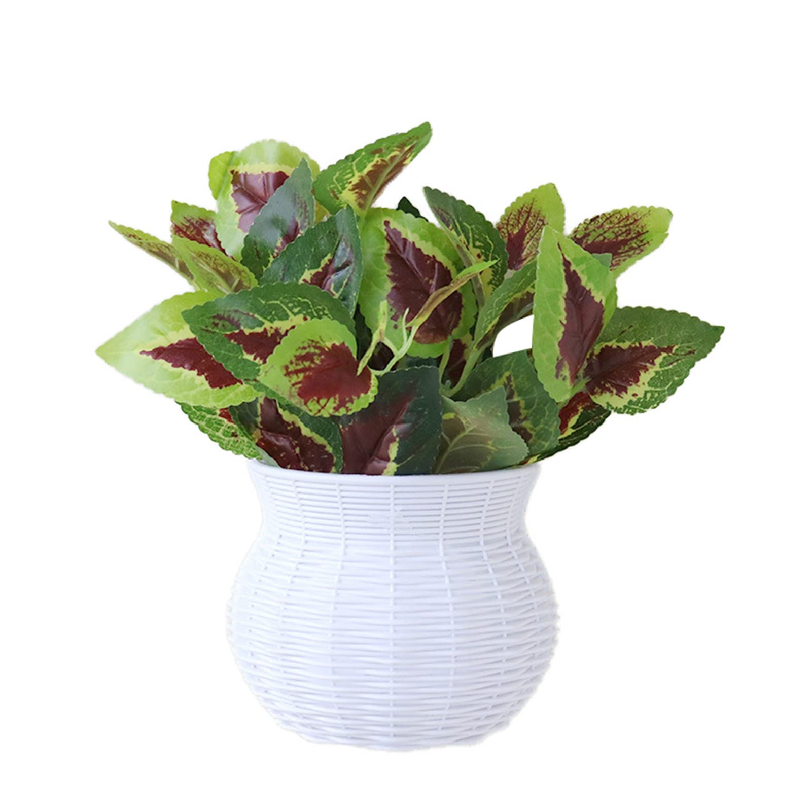 JESEBROD Artificial Plant - Realistic Fake Flowers & Bonsai Tree with Hanging Leaves for Wall Decor, Home, Office, Party & Living Room - Indoor Greenery Decor (Color: Green)