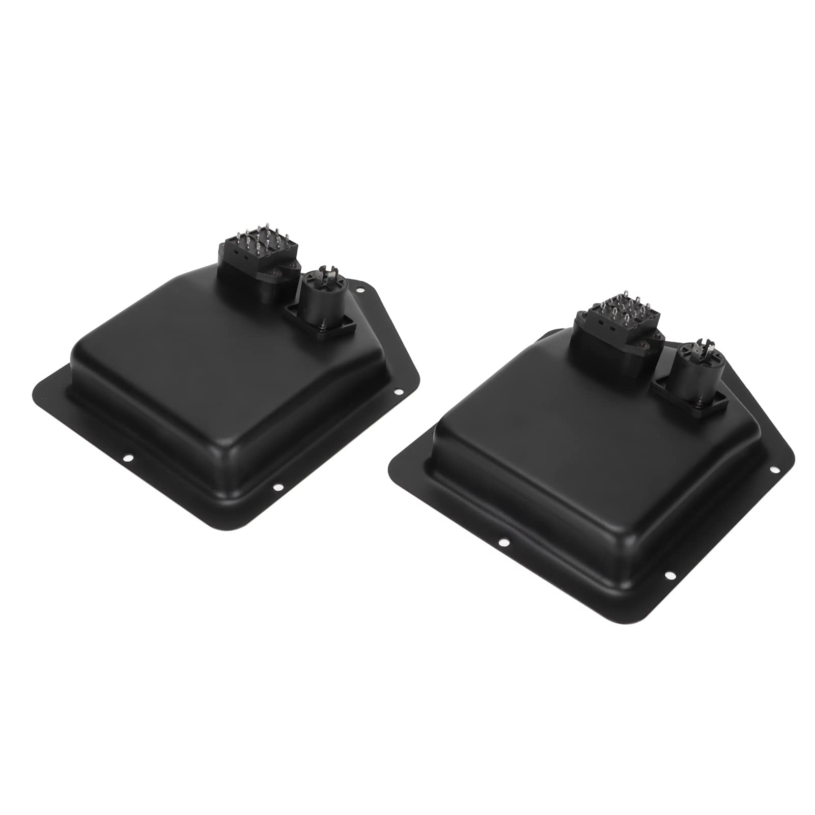 Hilitand Dual Speakon Speaker Jack Plate with Treble Adjustment Switch - Heavy Duty Iron Audio Plate for 12