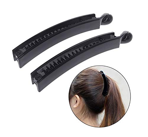 Trendy Black Plastic Butterfly Hair Claw Clip for Women - Medium Size Hair Accessories - Pack of 10 - Perfect for Everyday Wear, Parties, and Special Occasions