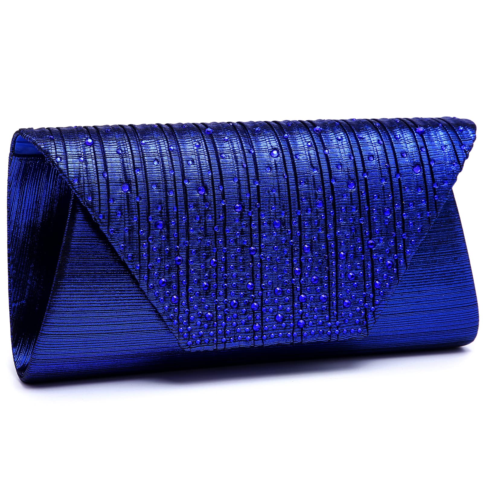 Dasein Women's Glitter Rhinestone Evening Clutch Bag for Wedding, Prom, Party & Formal Events - Elegant Cocktail Purse for Special Occasions