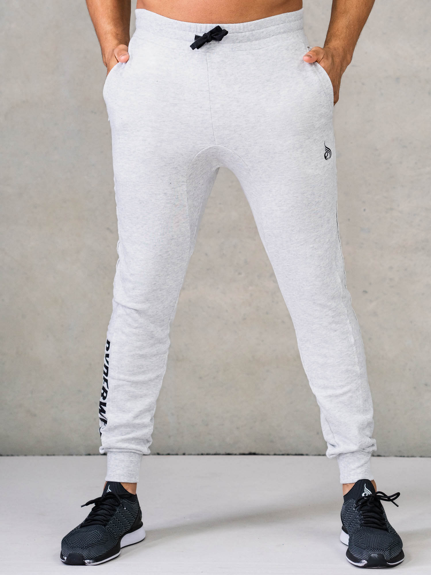 Force Track Pant - Chalk Grey Marl | Comfortable & Stylish Men's Joggers for Running, Gym & Casual Wear