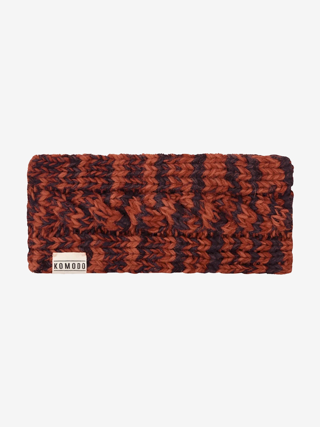 Komodo Cloud Lambswool Headband - Soft & Warm Winter Headband for Women & Men - Terracotta Space Dye - Perfect for Outdoor Activities, Yoga, and Cold Weather Protection