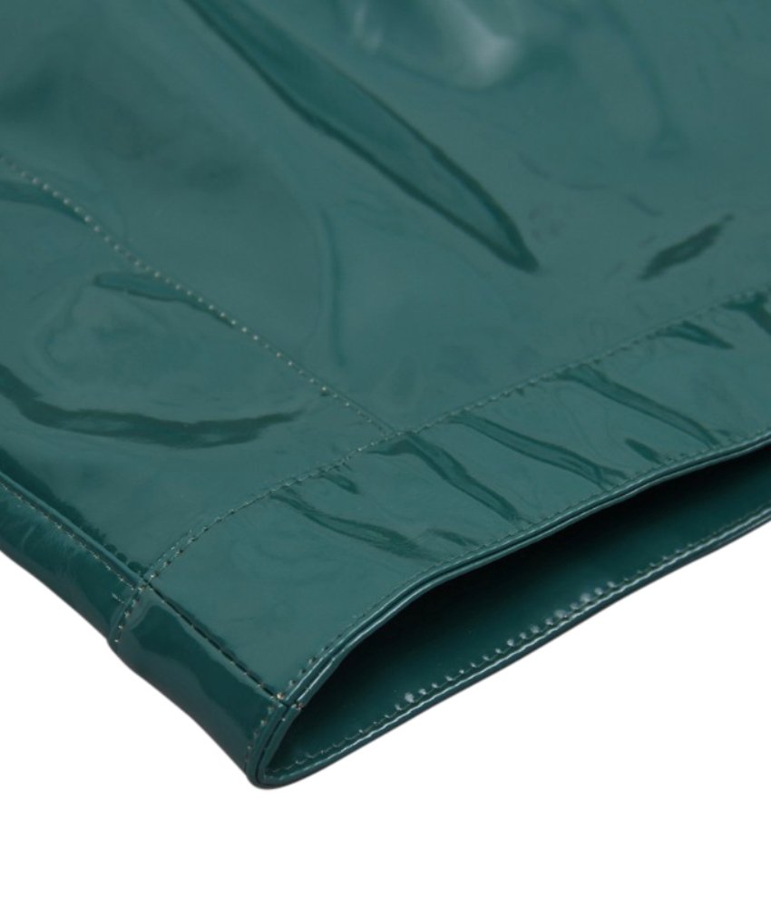 Sexy Turquoise PVC Pencil Skirt for Women - Pin-Up Style Fetish Skirt with Stretchy Comfort | Perfect for Cosplay, Burlesque Shows & Retro Fashion Outfits