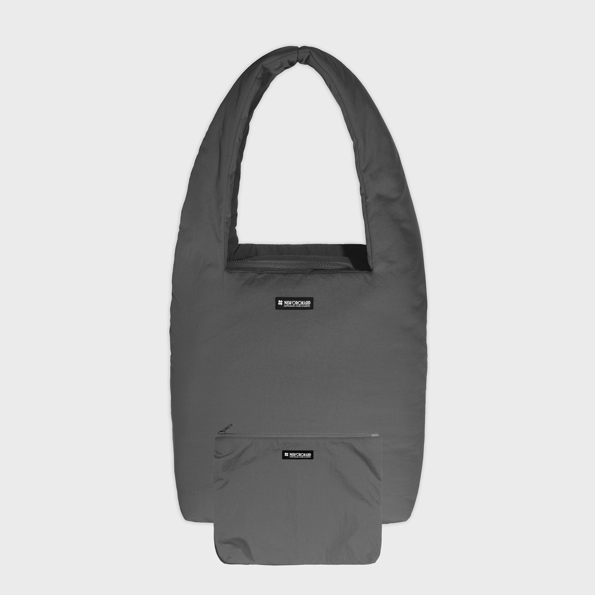 Vegan Water-Resistant Nylon Shoulder Bag for Women & Men | Lightweight Durable Crossbody Purse in Multiple Colors | Perfect for Travel, Work & Daily Use