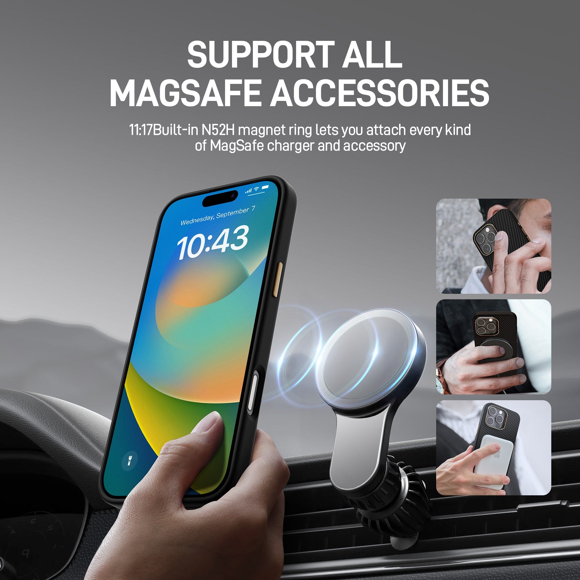 Raptic Aramid Fiber Case for iPhone 16 Pro Max - Ultra Thin & Military-Grade Protection - Perfect for Everyday Use, Travel & Outdoor Activities