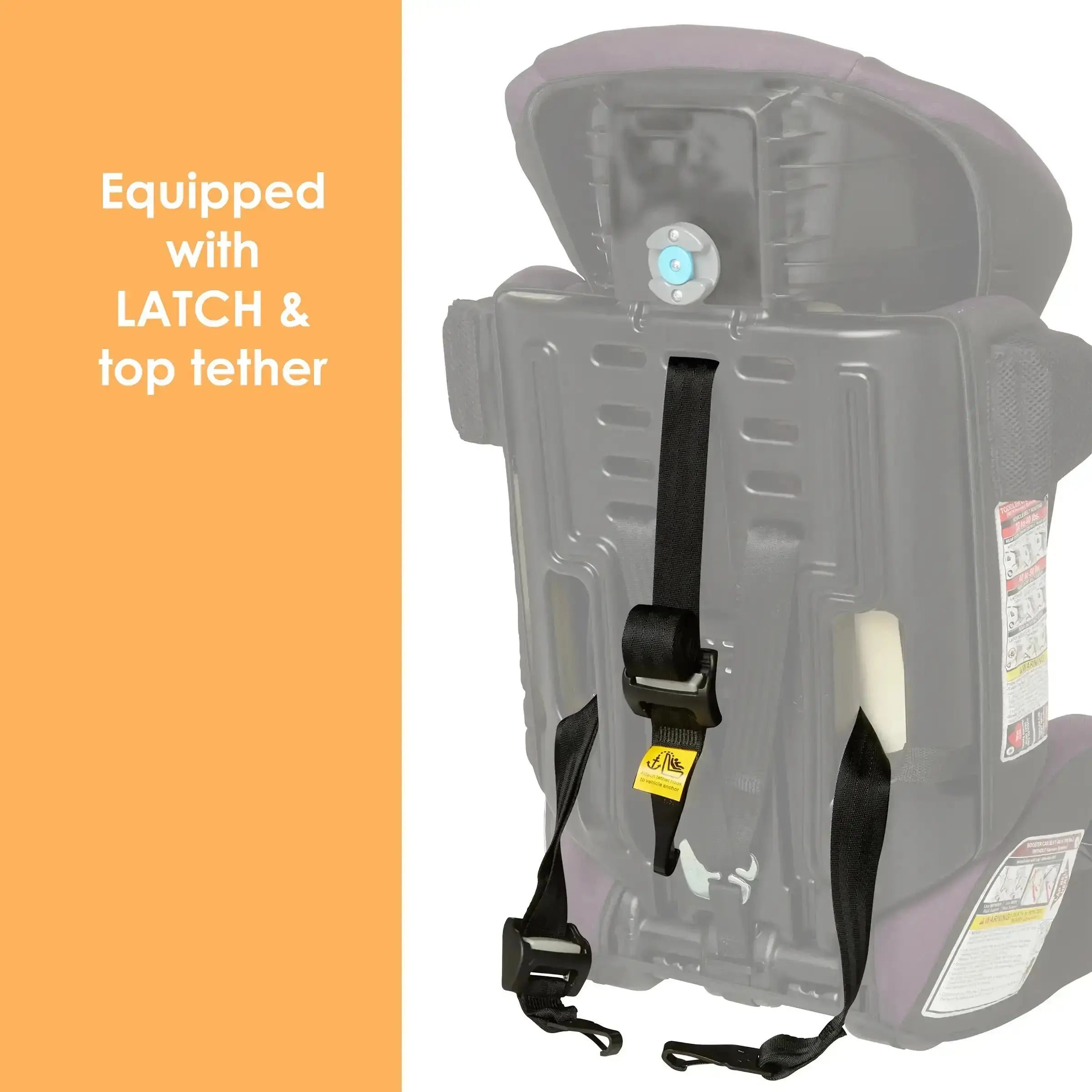 Hybrid™ SI 3-in-1 Convertible Booster Car Seat with Side Impact Protection - Safe for Infants, Toddlers & Big Kids | Perfect for Travel, School & Family Road Trips