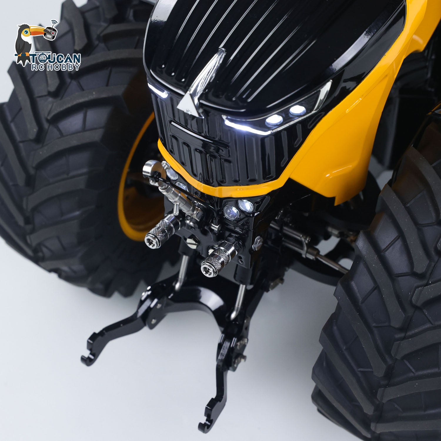 1/14 Scale LESU 4x4 RC Hydraulic Tractor Truck - 90% Metal Construction, RTR with PL18EV Lite Radio, Realistic Smoke & Sound Effects - Perfect for Farm Simulation, Off-Road Play and RC Hobby Enthusiasts