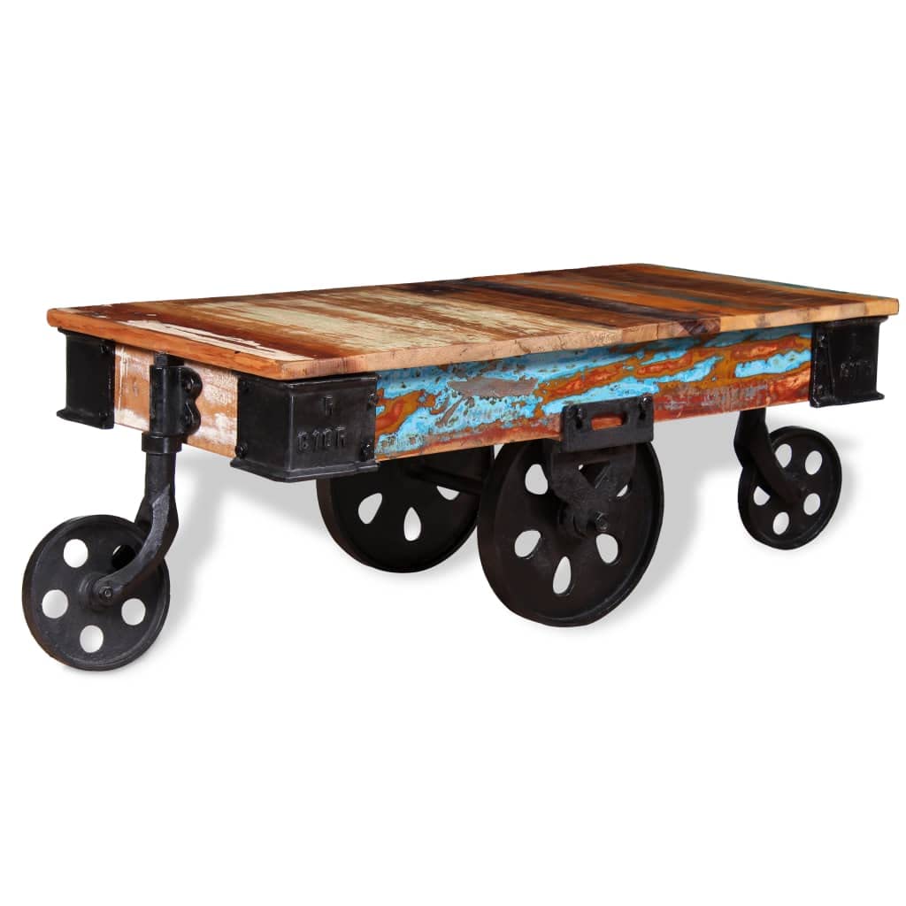 CHARMMA Reclaimed Wood Coffee Table 35.4