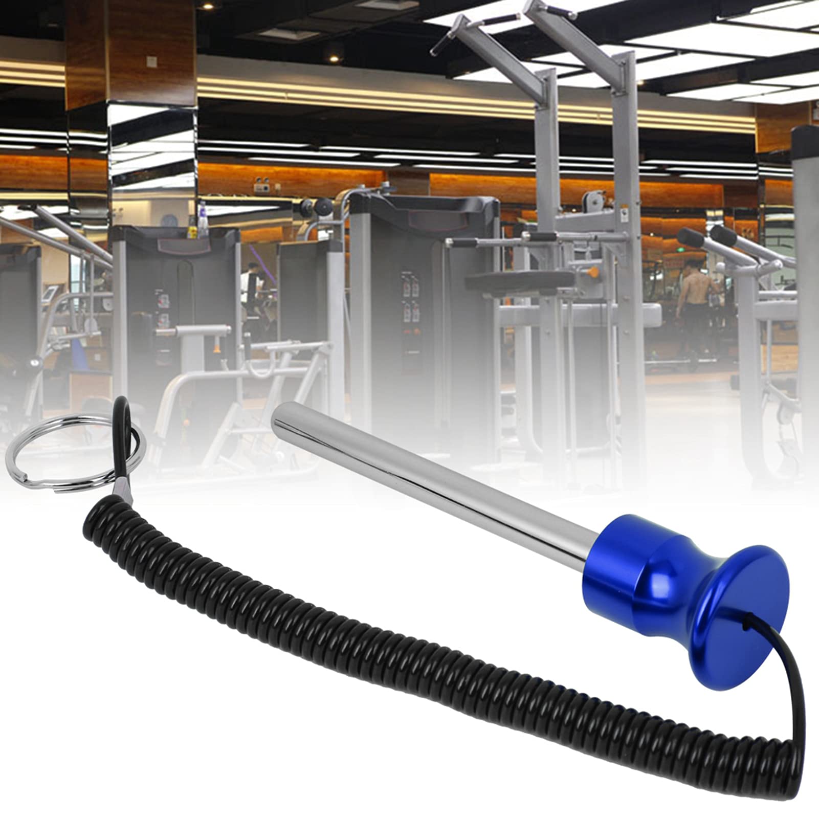 Magnetic Weight Stack Pin with Rope for Strength Training - Gym & Home Use