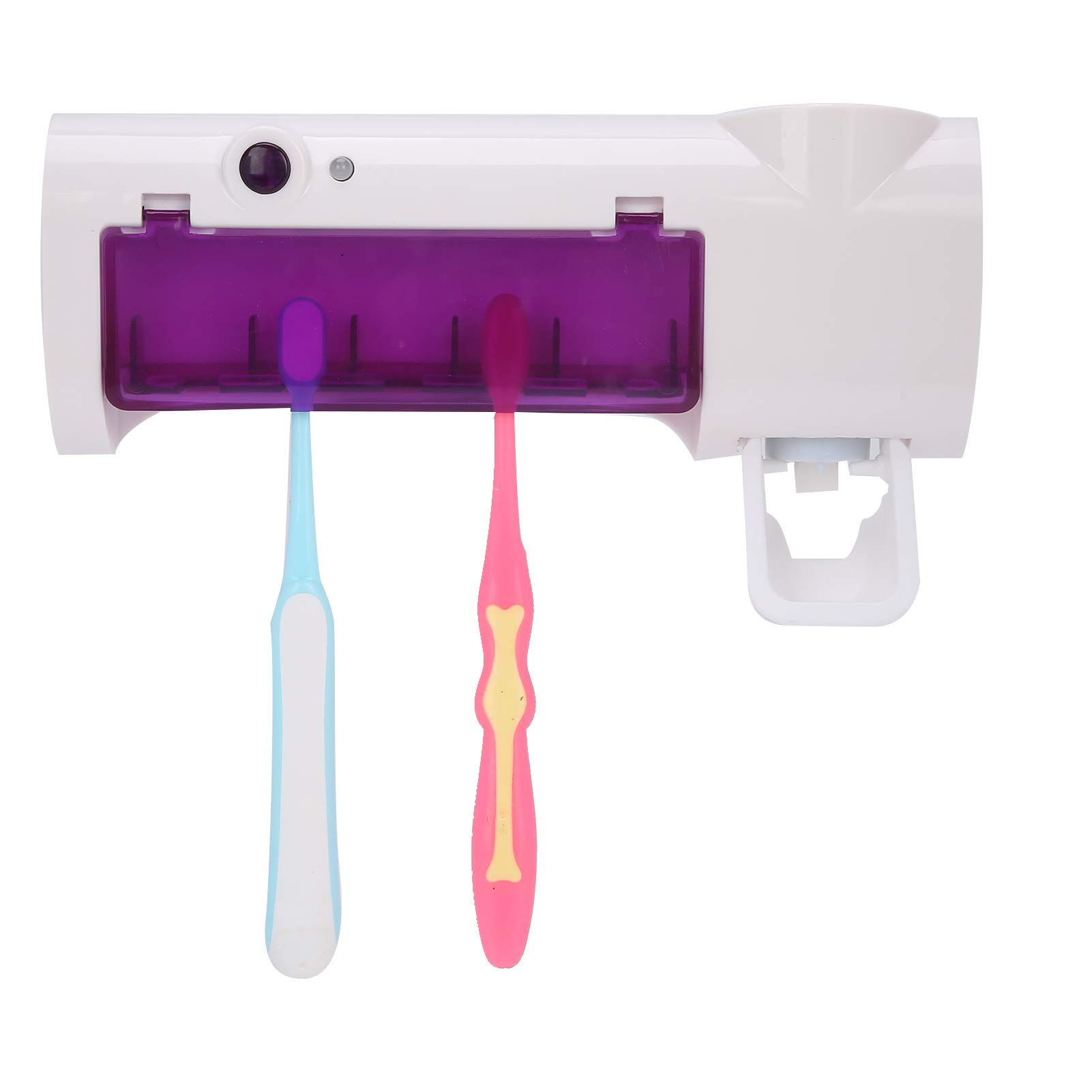 UVC Toothbrush Holder - USB Powered Smart Sanitizer for Toothbrushes | Hygienic Home Cleaning Solution for Bathroom & Travel Use