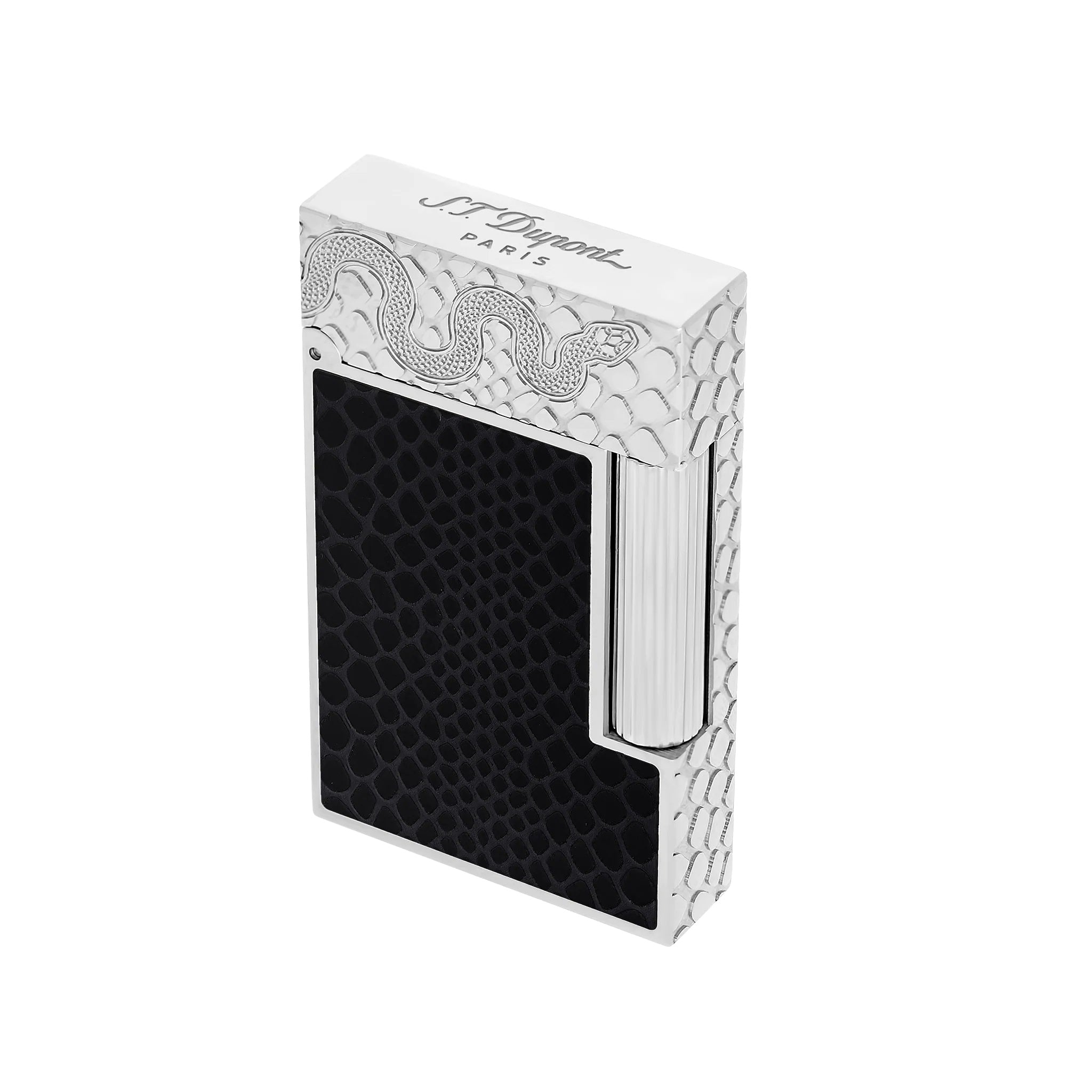 S.T. Dupont Ligne 2 Year of the Snake Black Palladium Luxury Lighter - Premium Collectible Gift for Men, Perfect for Cigar Enthusiasts & Special Occasions